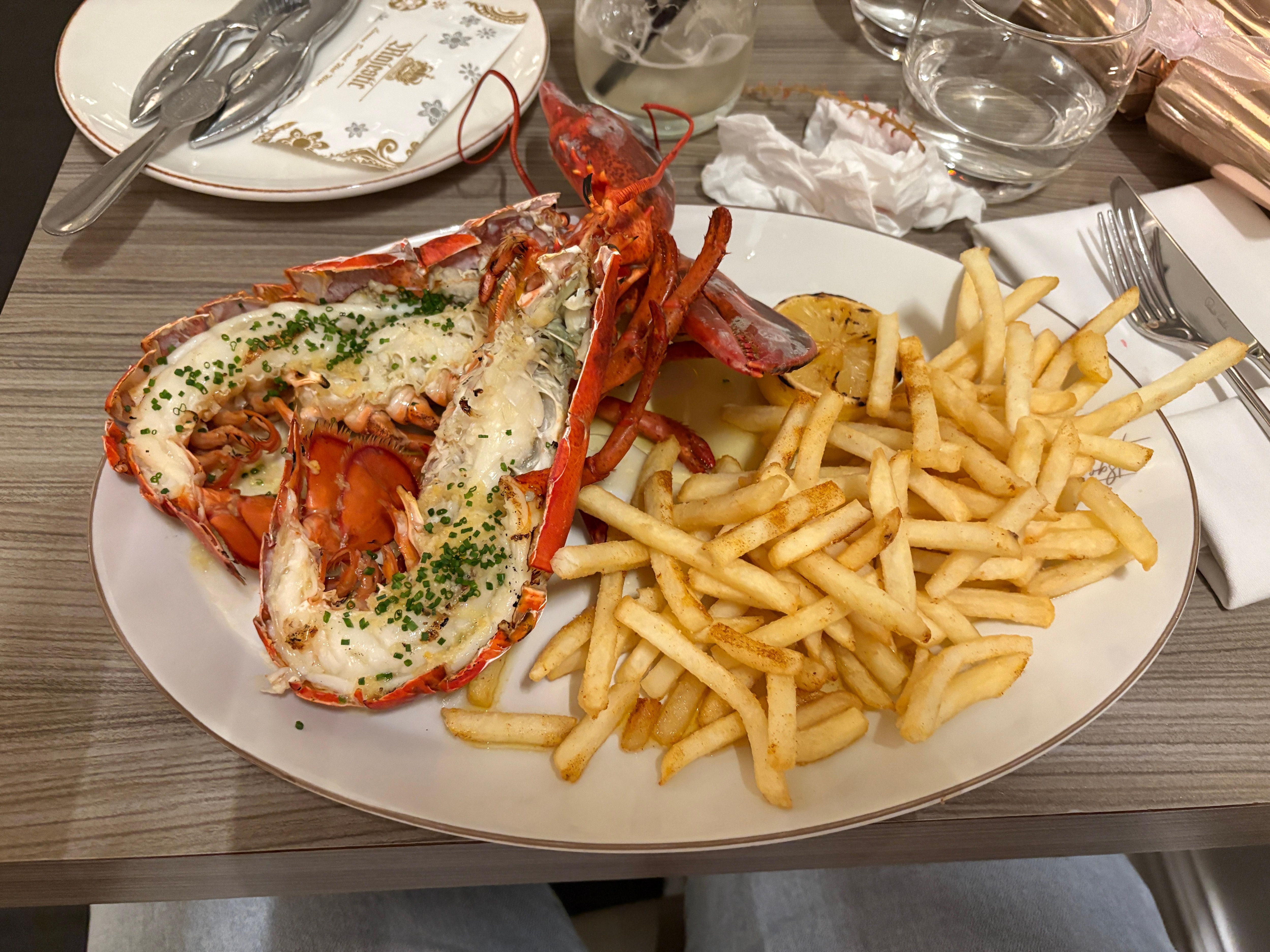 Lobster dish