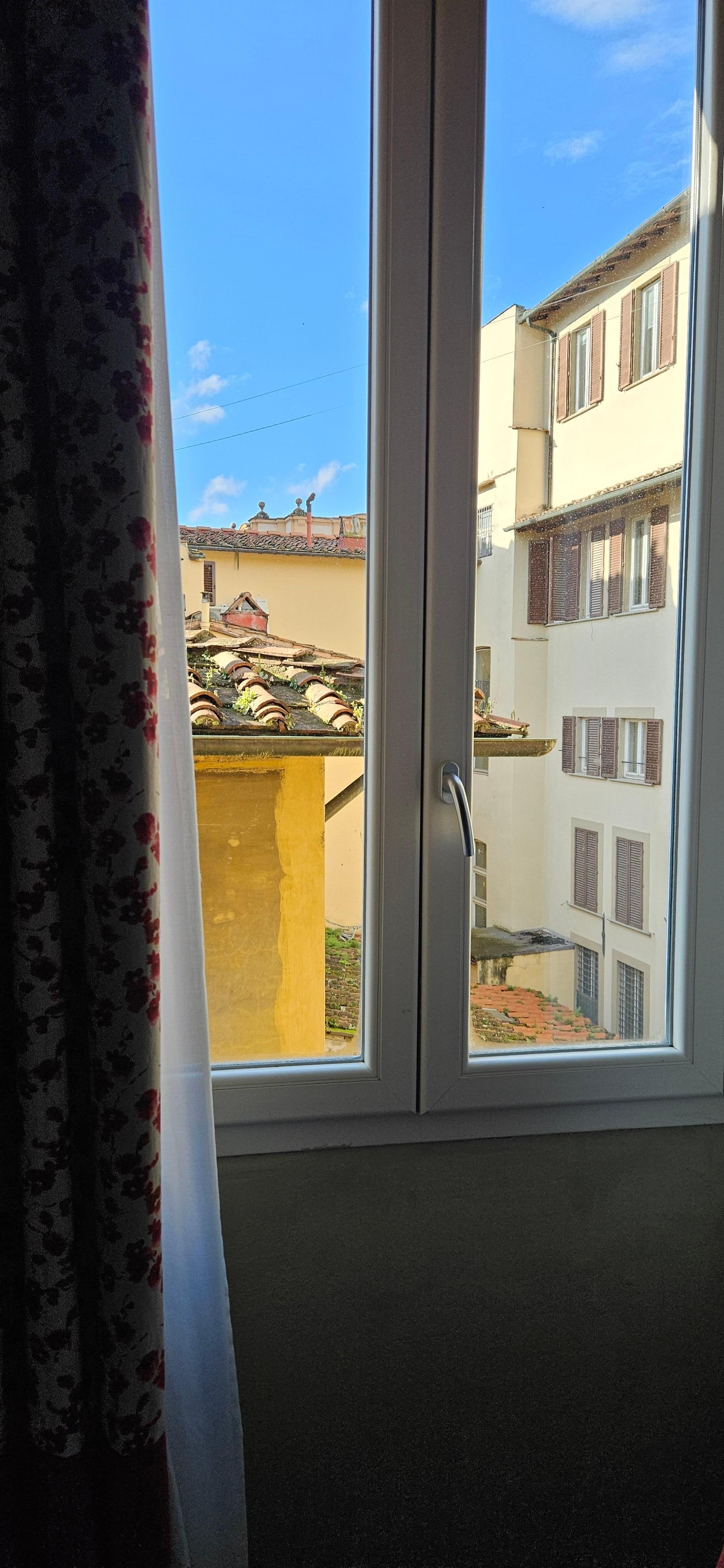 Room view to back alley 