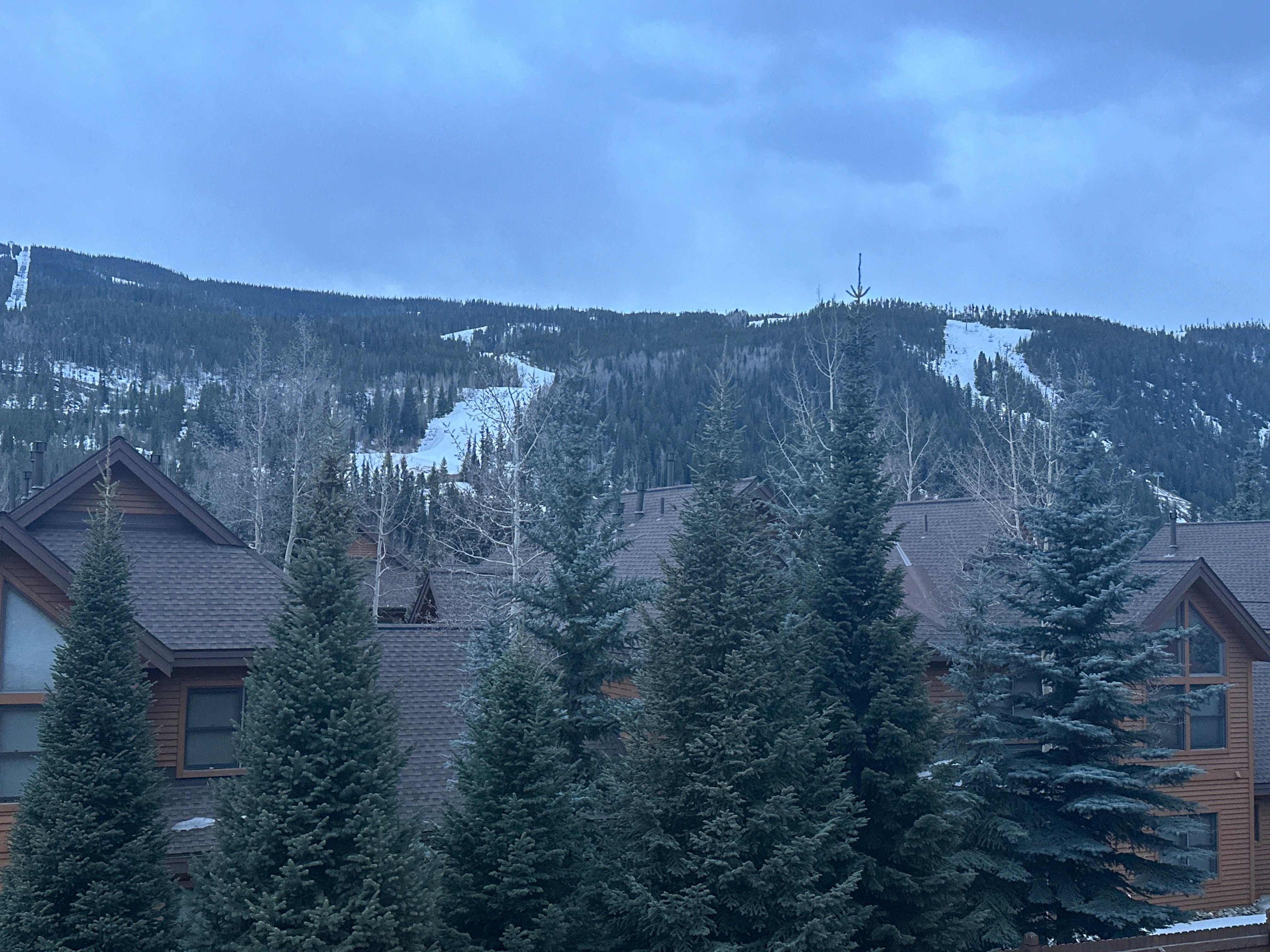 View from one the two balconies of the unit!  