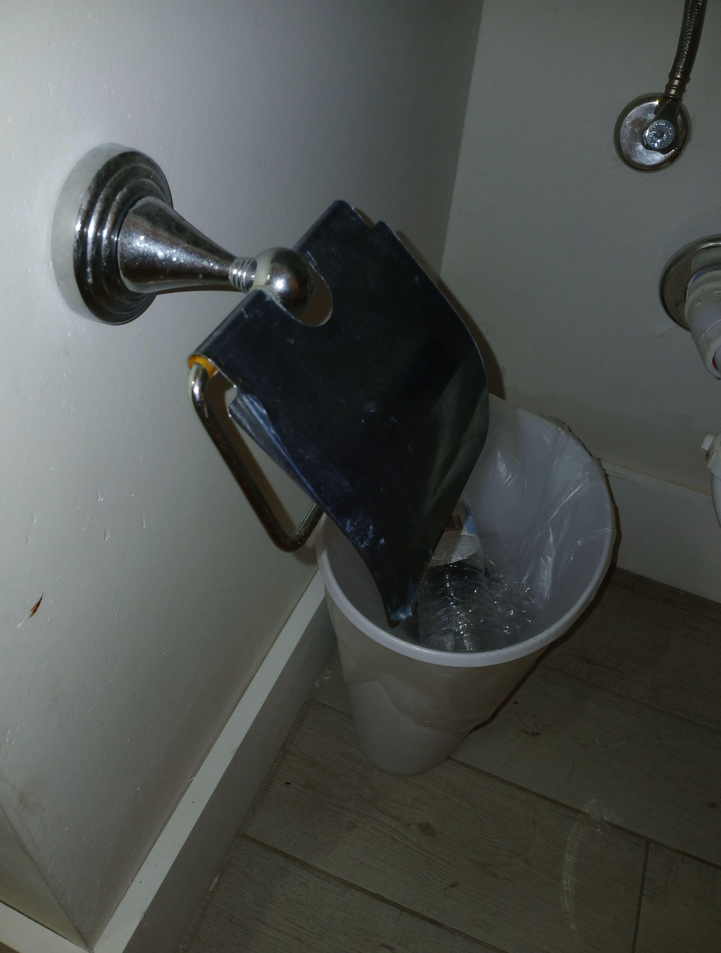 no toilet paper on arrival