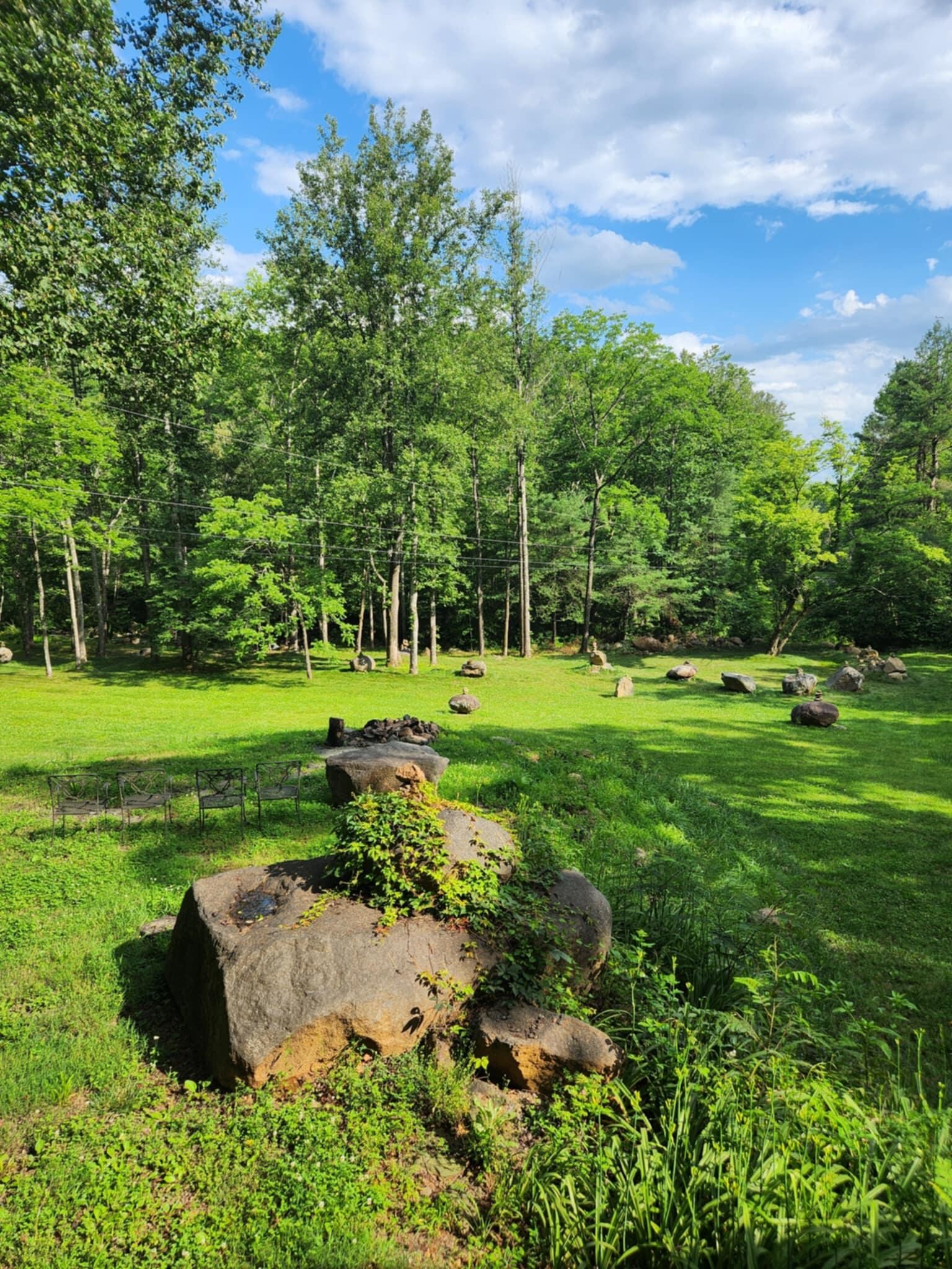 Open grass area