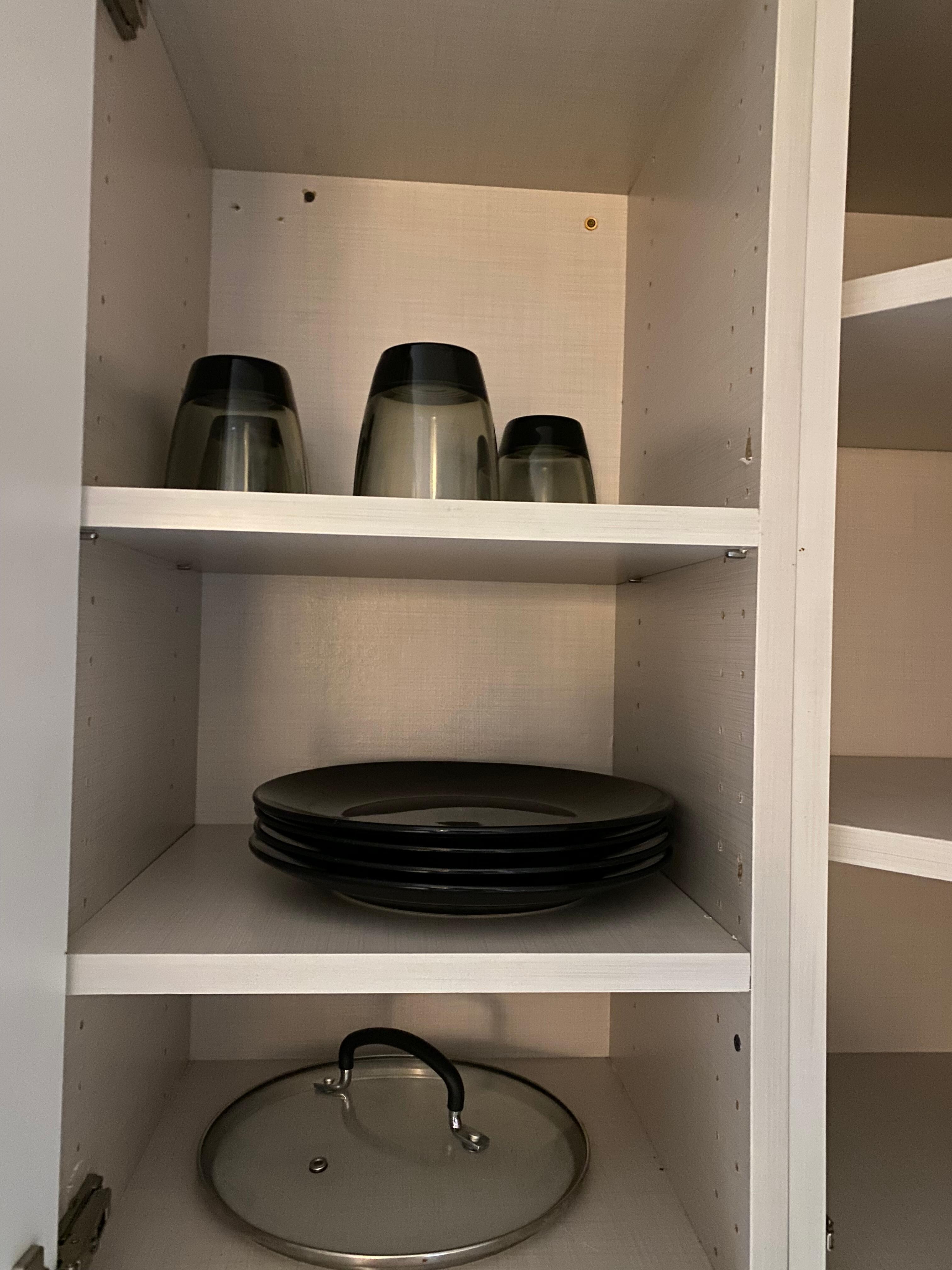 Dishes in kitchen