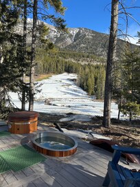 Cold plunge at Silvertip.