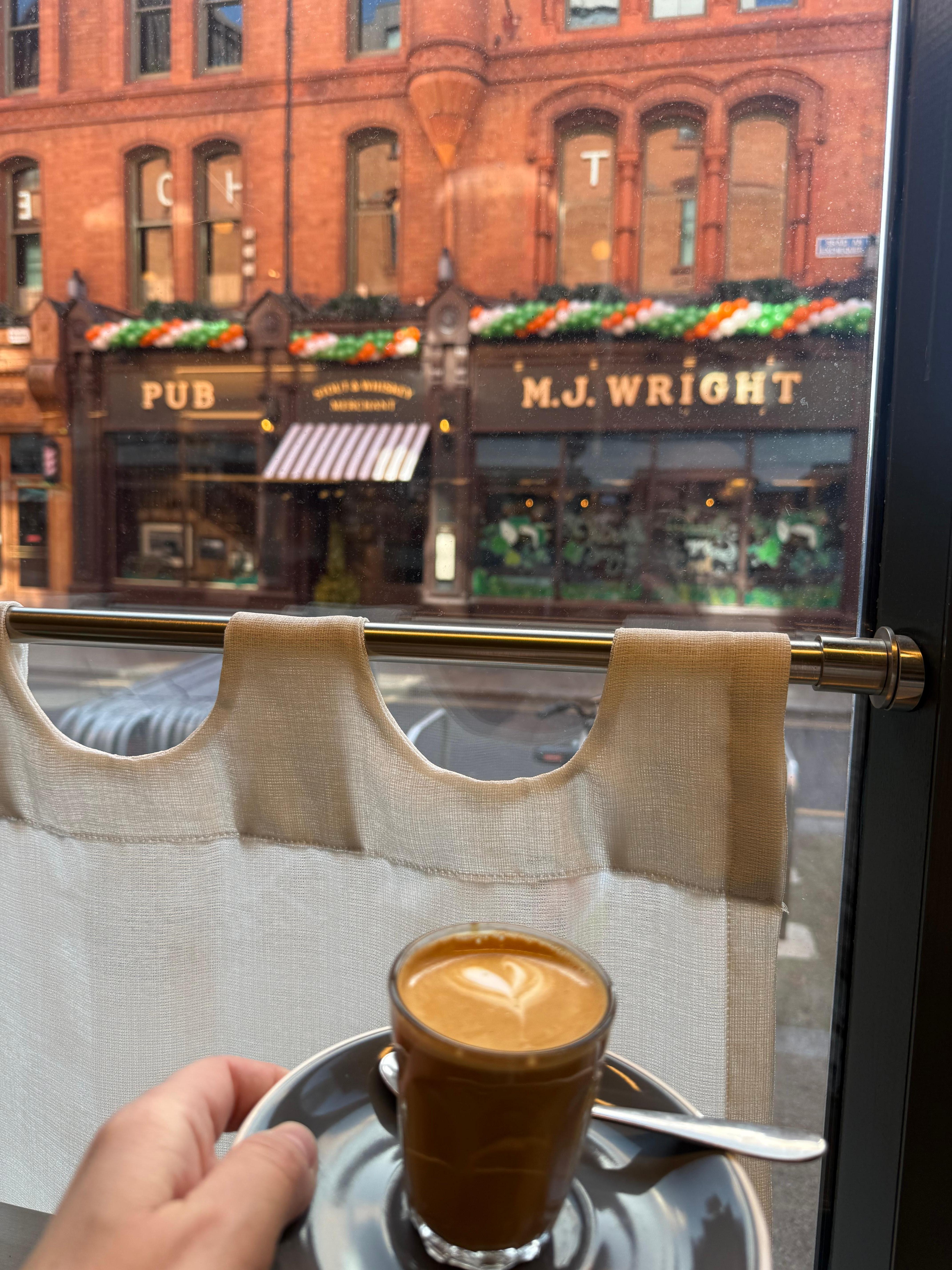 Had a lovely coffee at the cafe