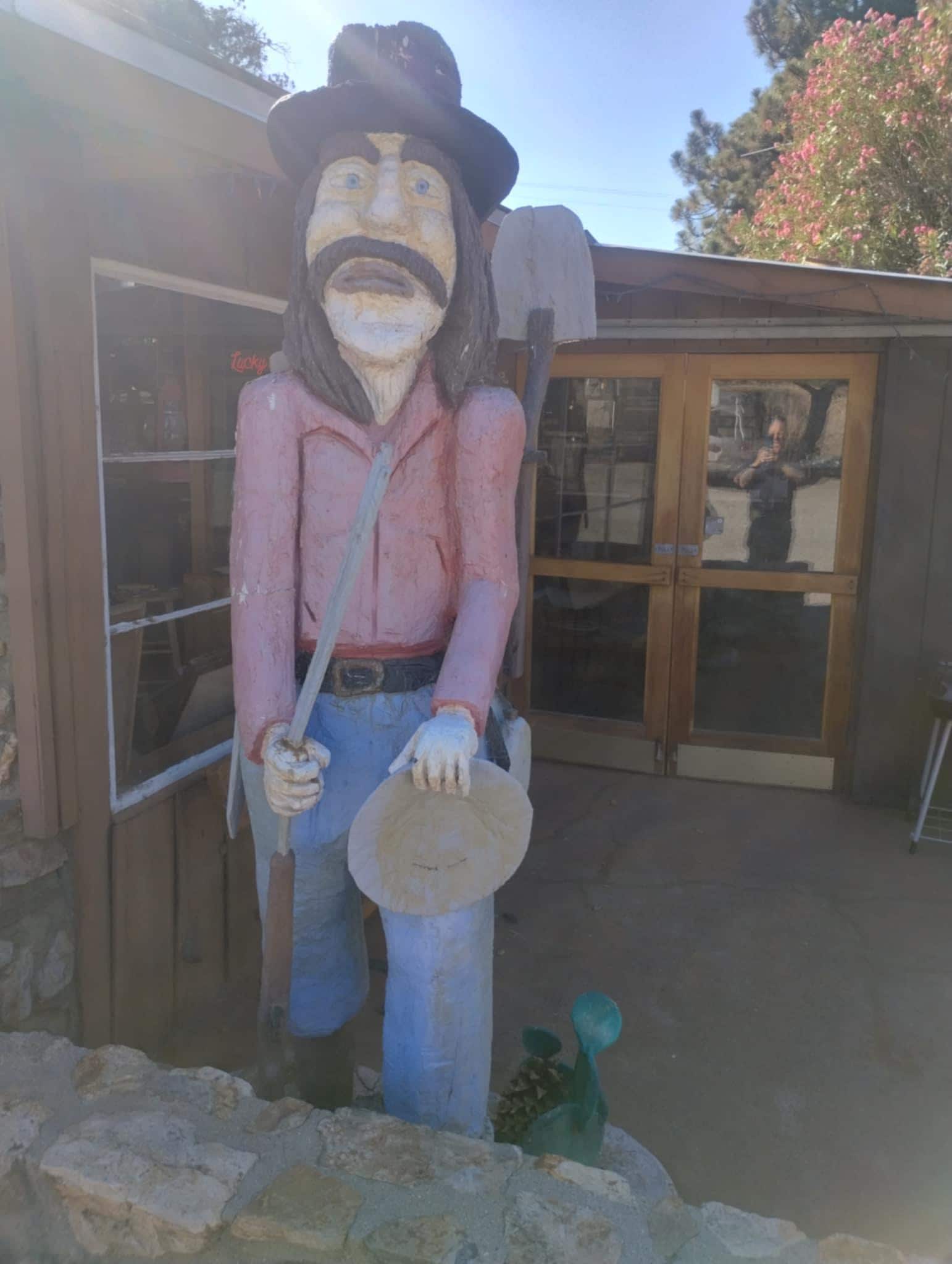 In front of market great picture spot.