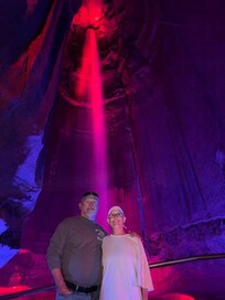Pic of us at Ruby Falls