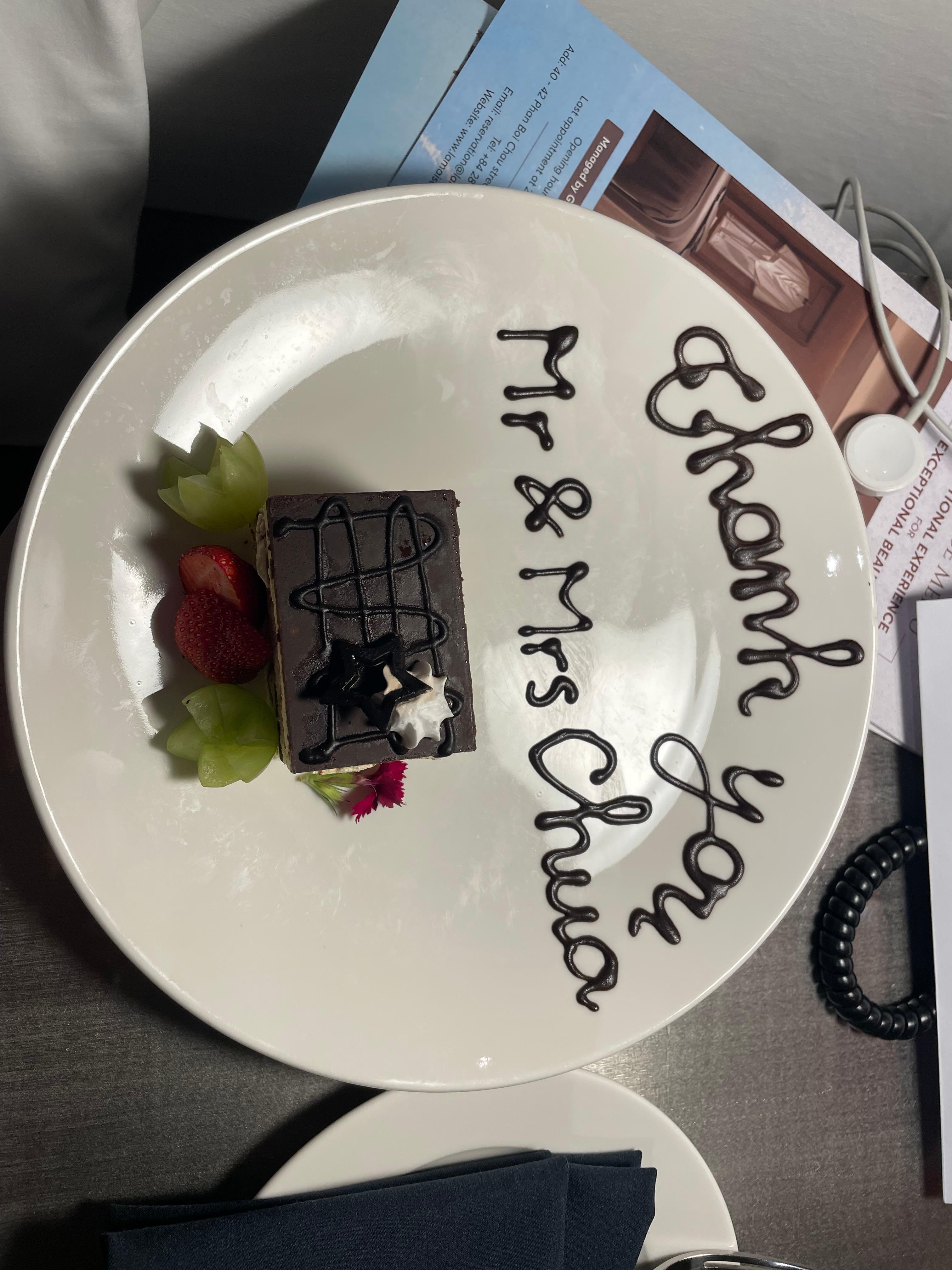 Thank you cake