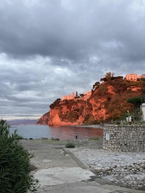 Solnedgang over Vico Equense den sidste aften