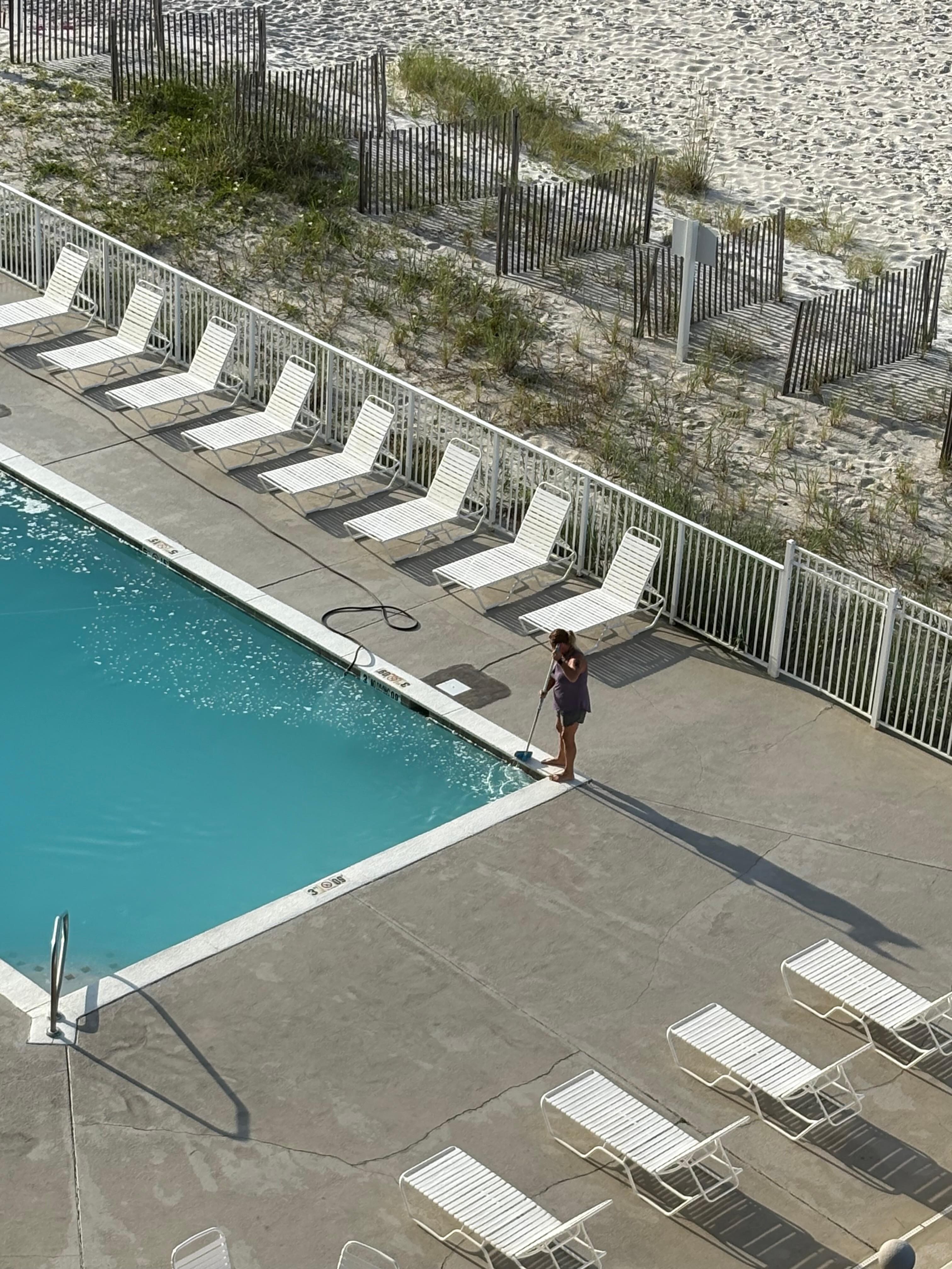 Neighbor pool next door