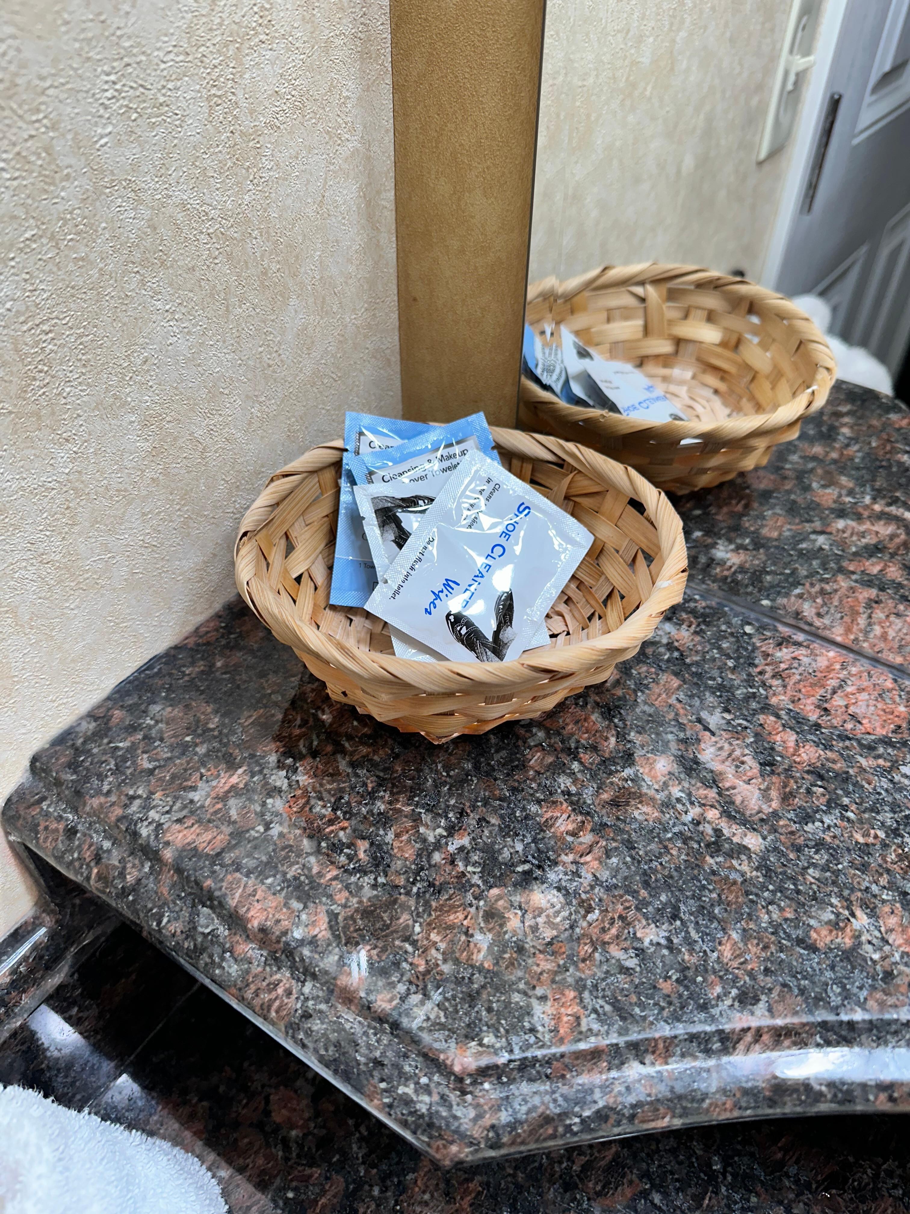 The basket full of goodies