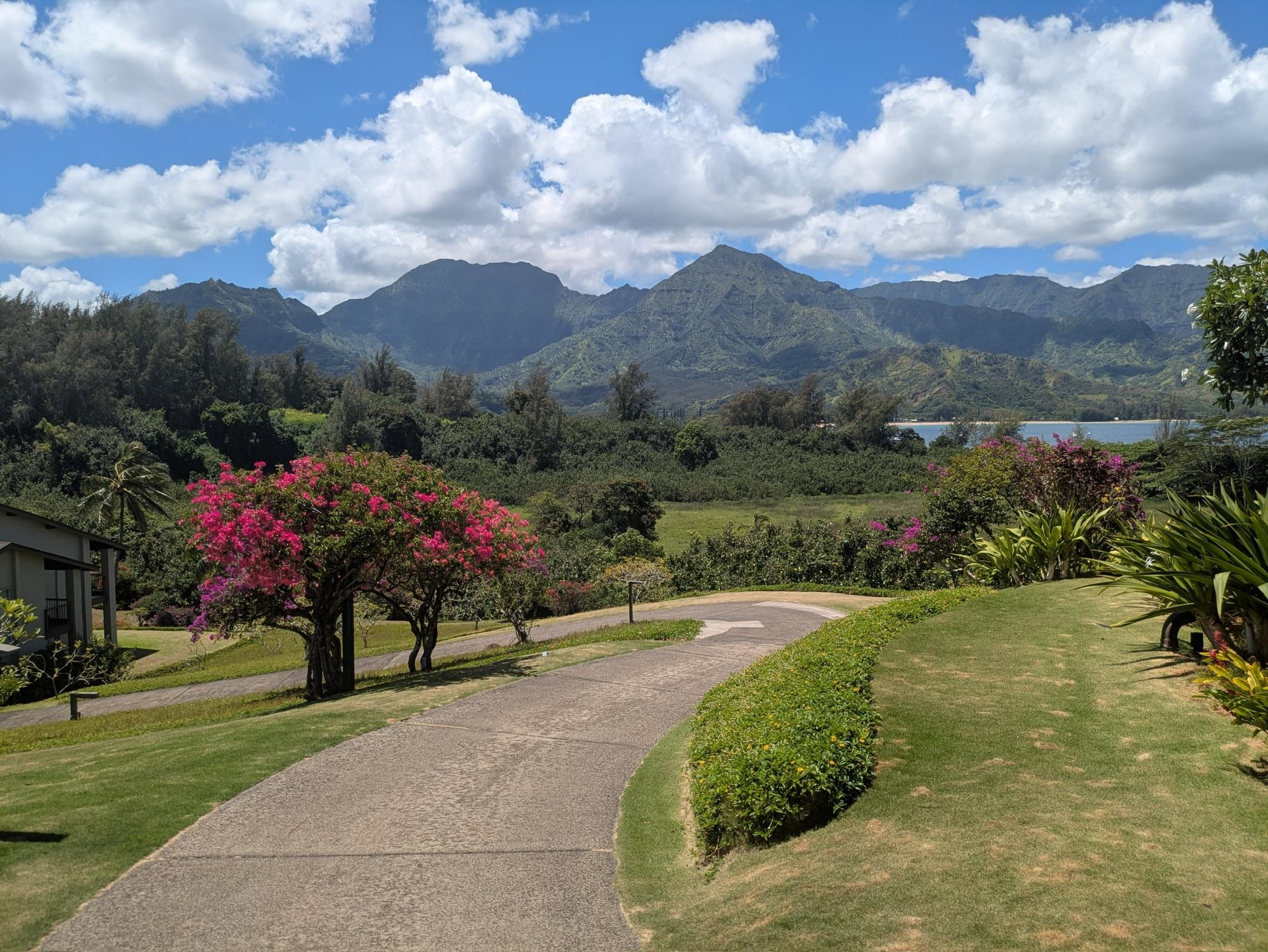 Pathway on resort property