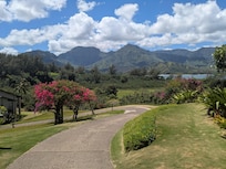 Pathway on resort property