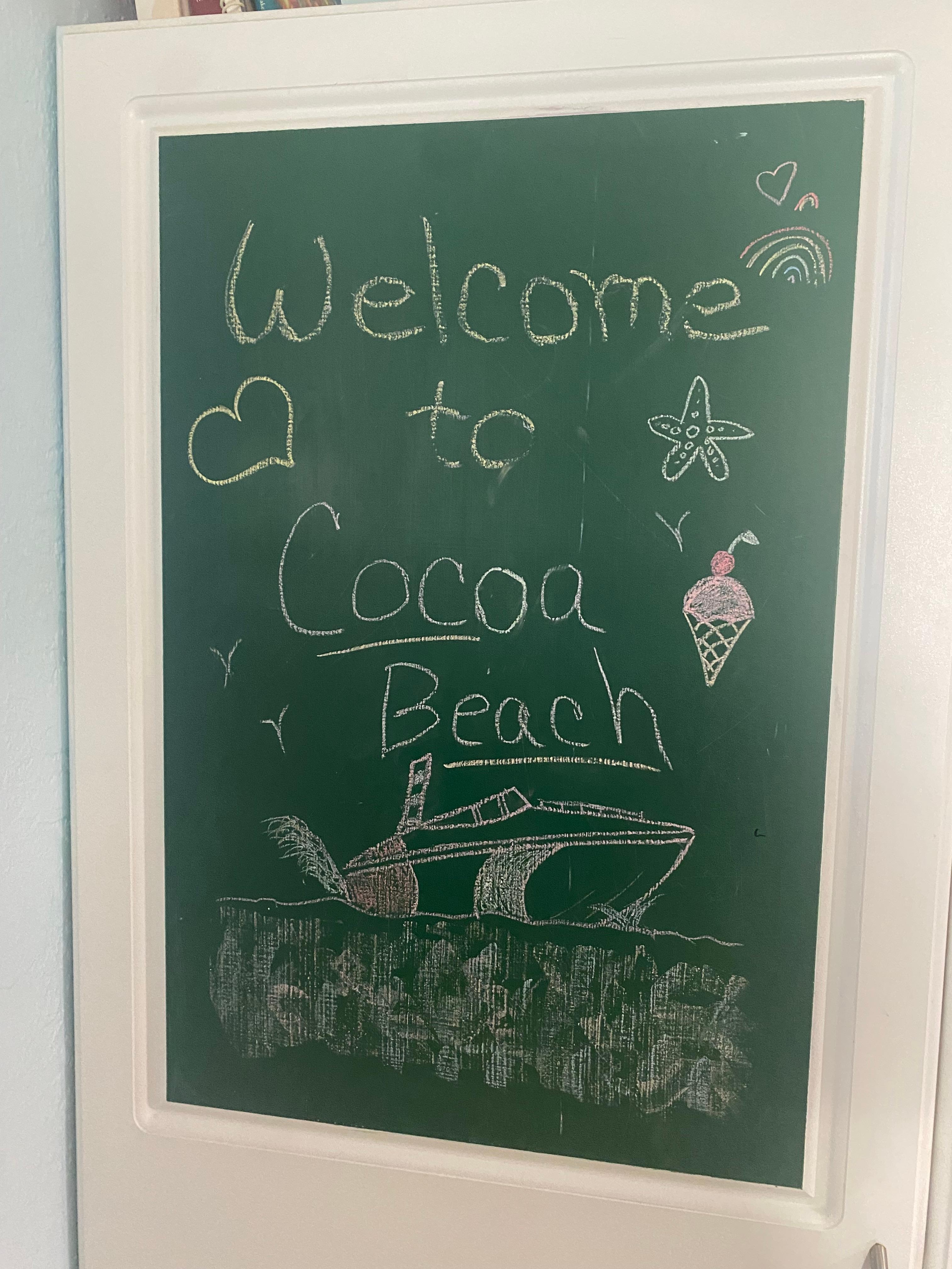 Fun welcome from home owner! 