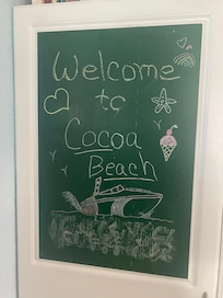 Fun welcome from home owner!