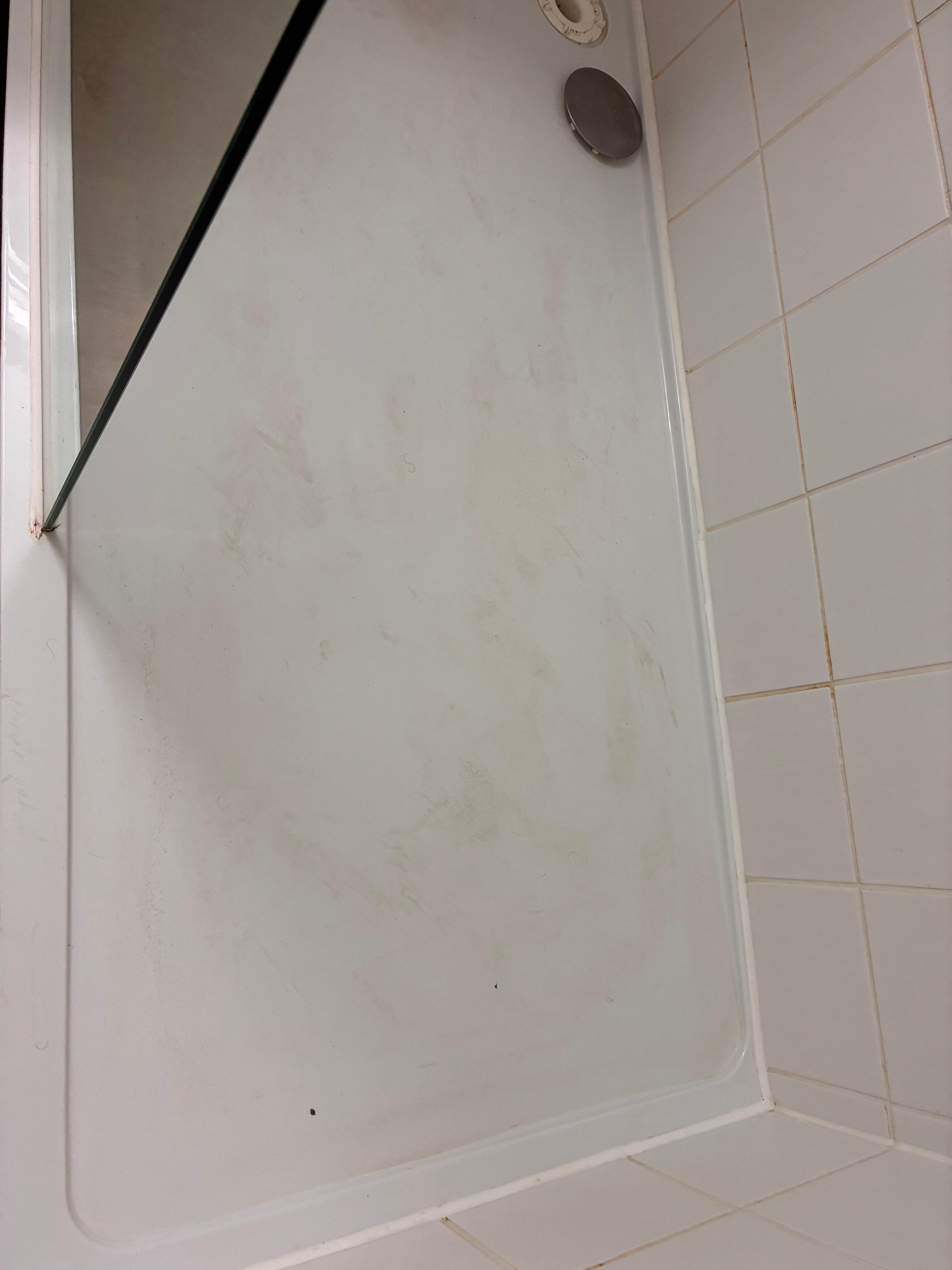 Utterly stained piss smelling floor