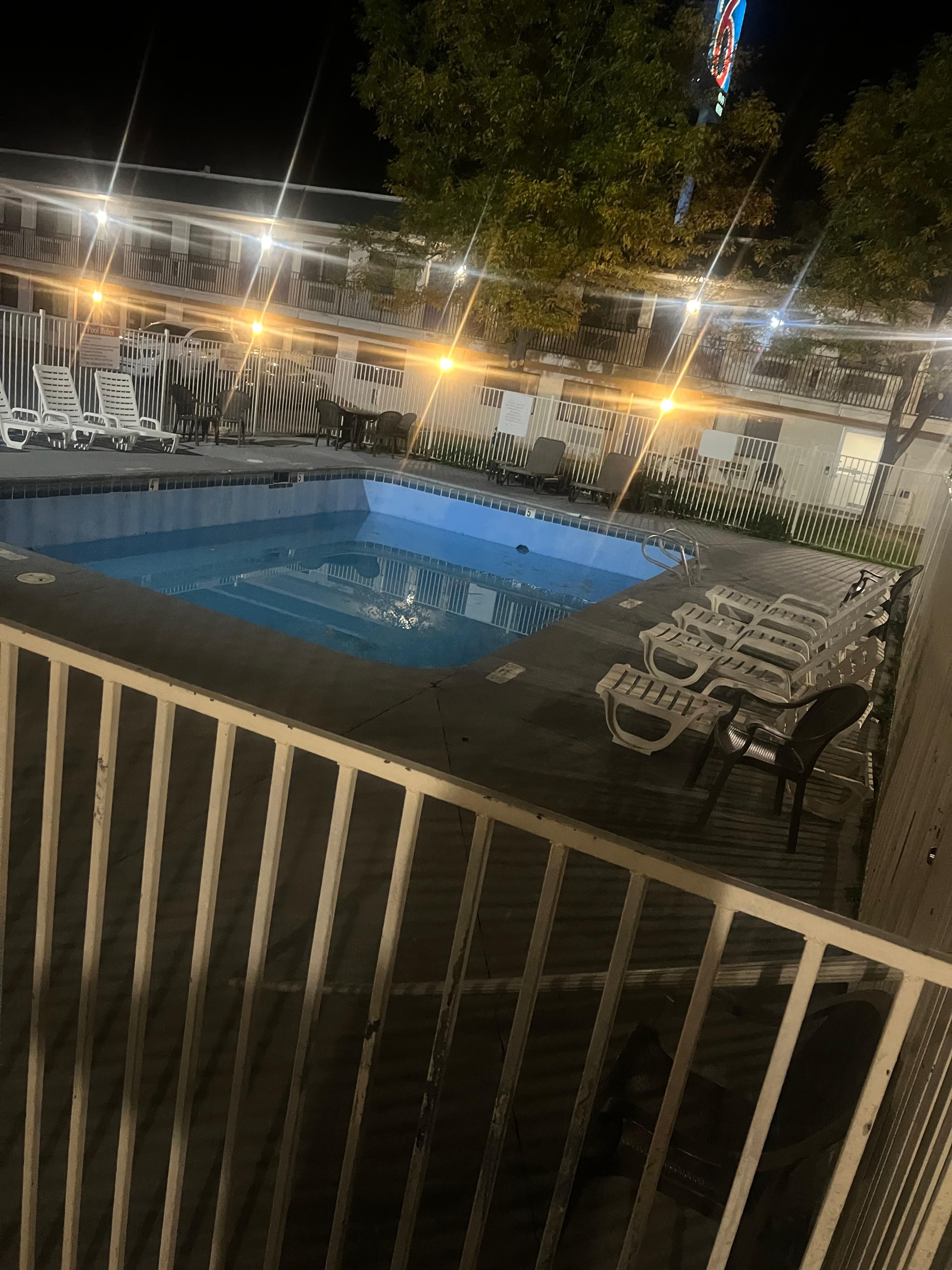 The unusable swimming pool