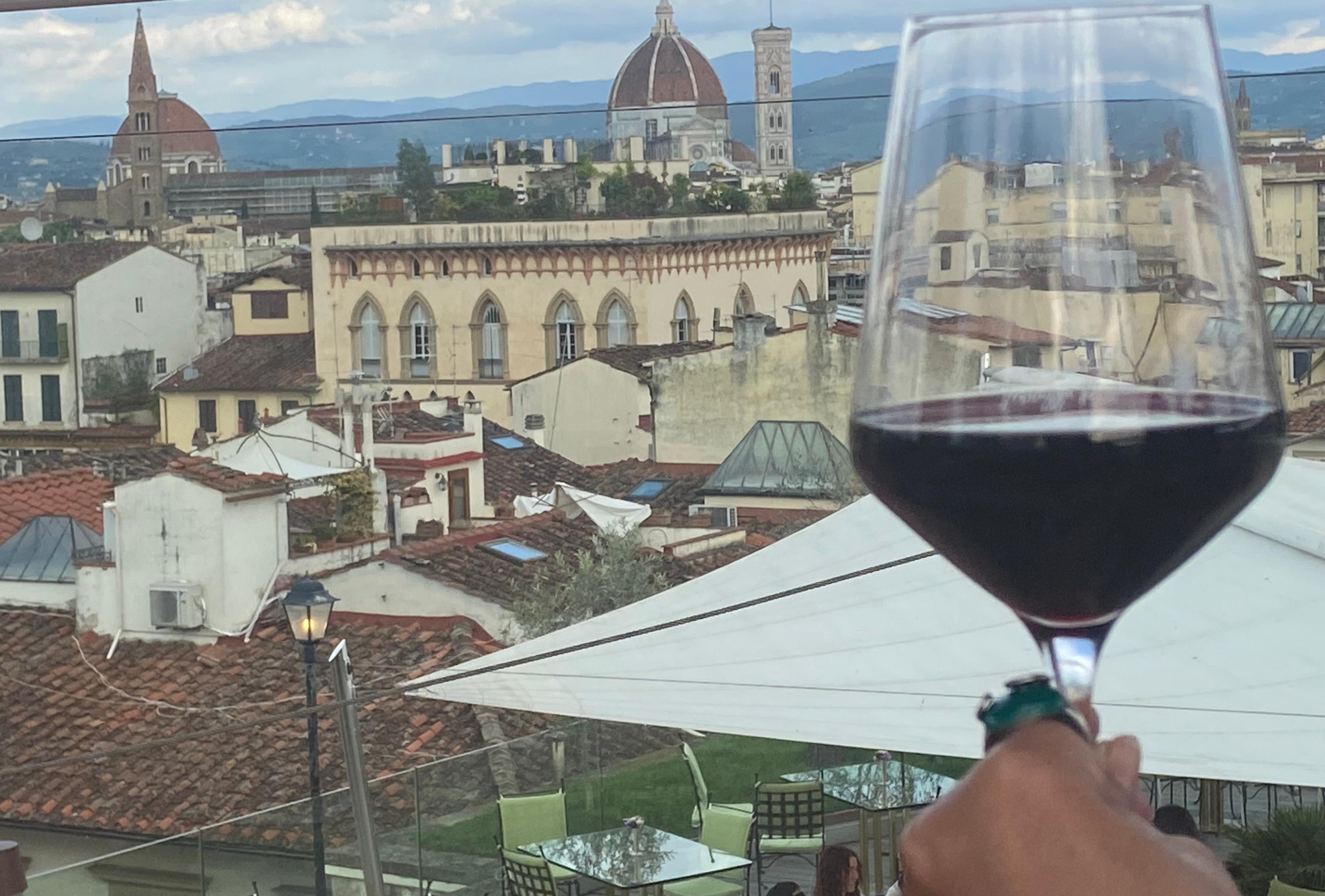Amazing views from the Hotel Kraft roof top terrace