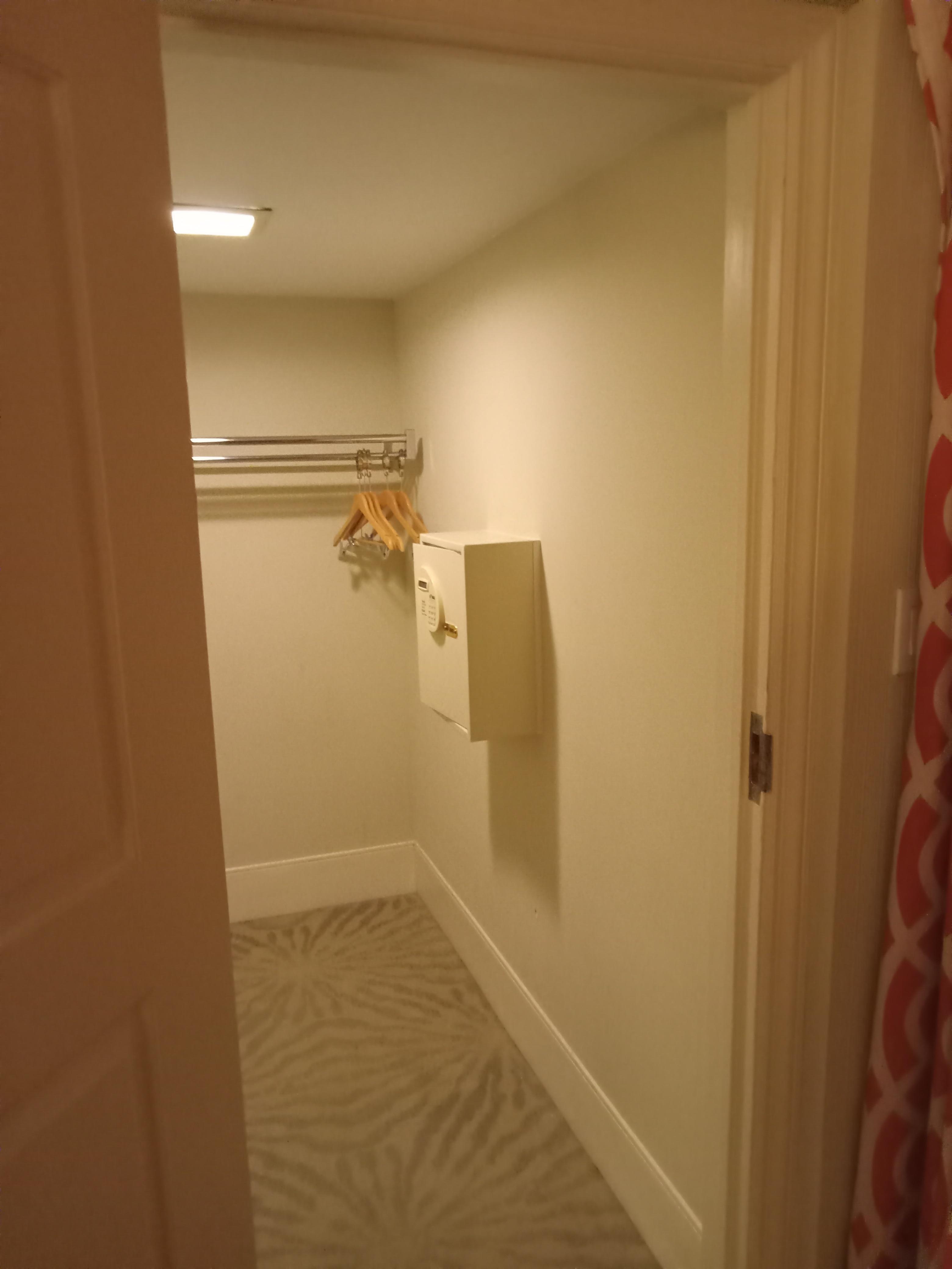 Walk in closet/safe room