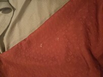 Stains on our bedding looks like it has never been washed.