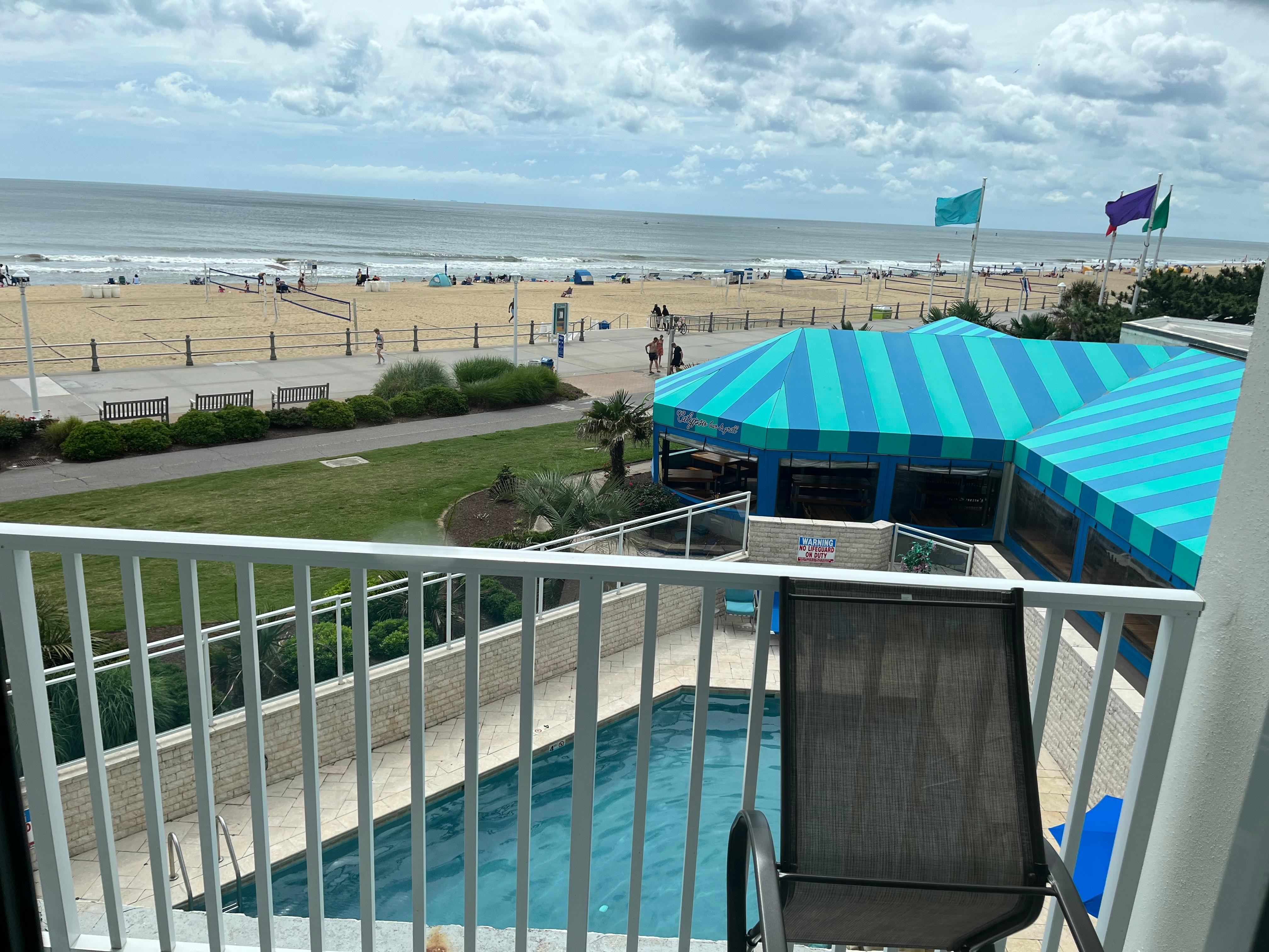 The view from room 307. 