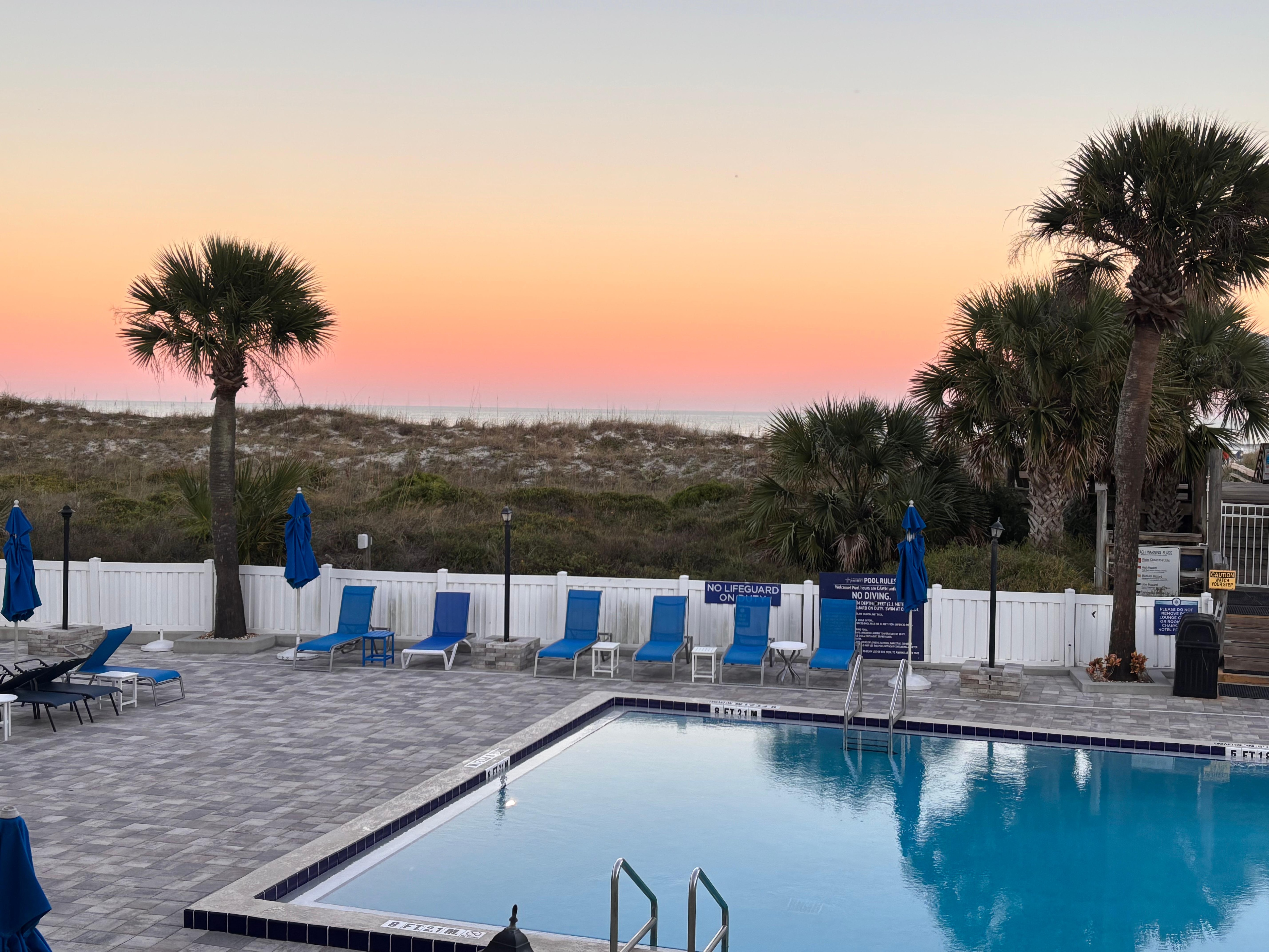 View from the balcony