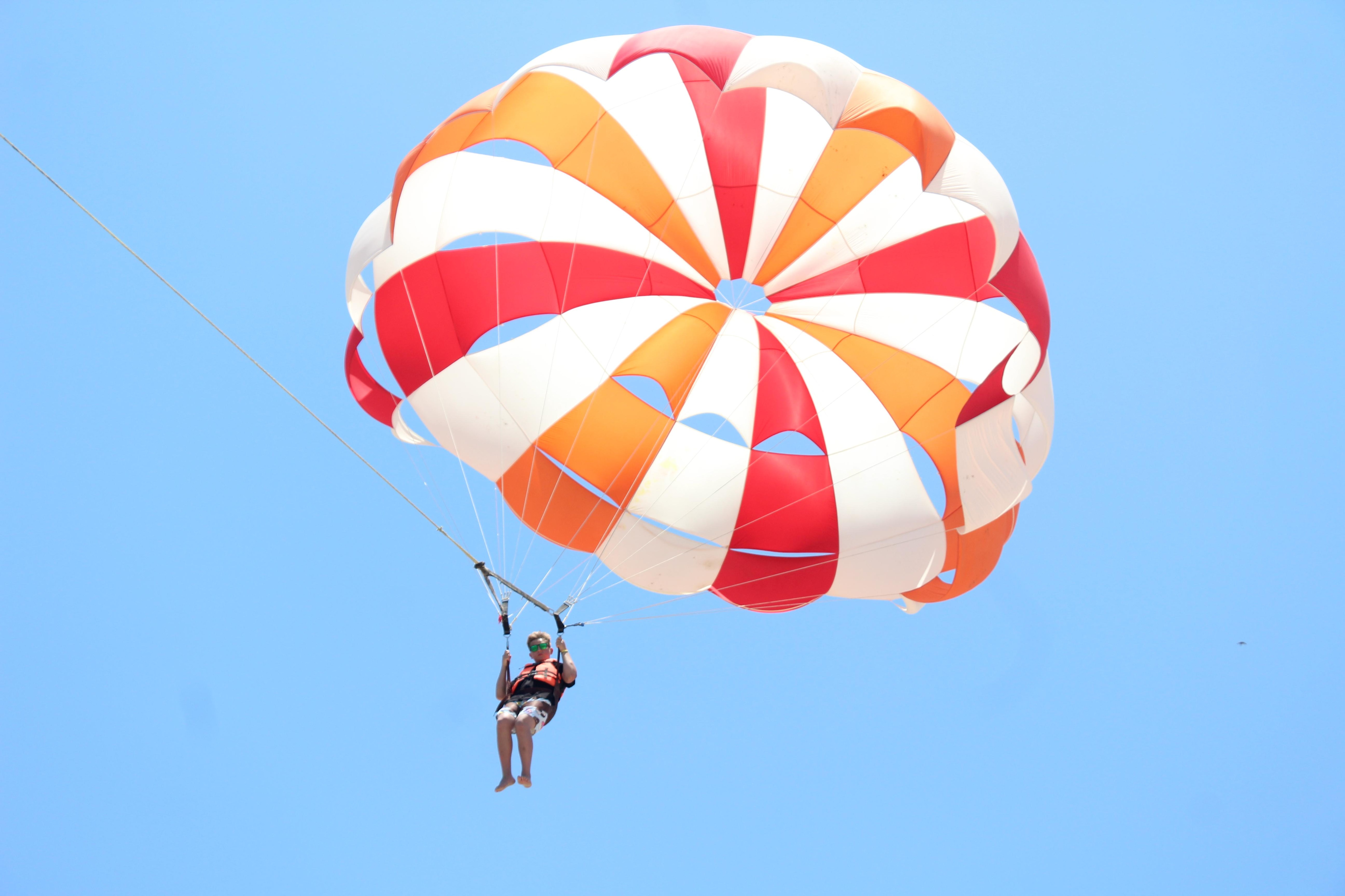 We did parasailing onsite as well