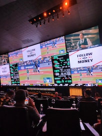 Great sports book at hotel