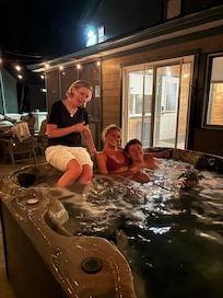 Hot tub fun!!