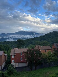 View off the large balcony
