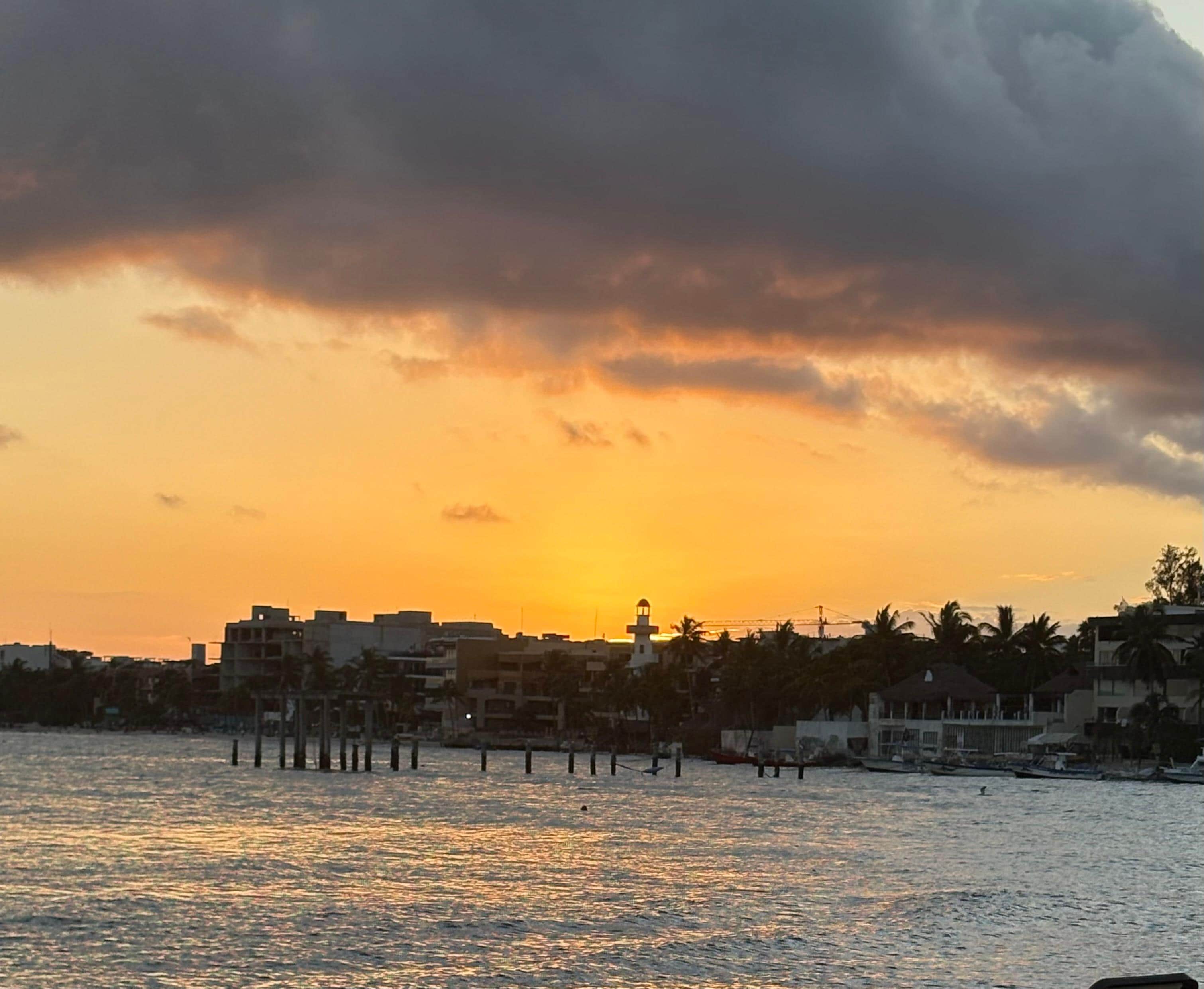 The view from the beach at Hyatt Viva. 