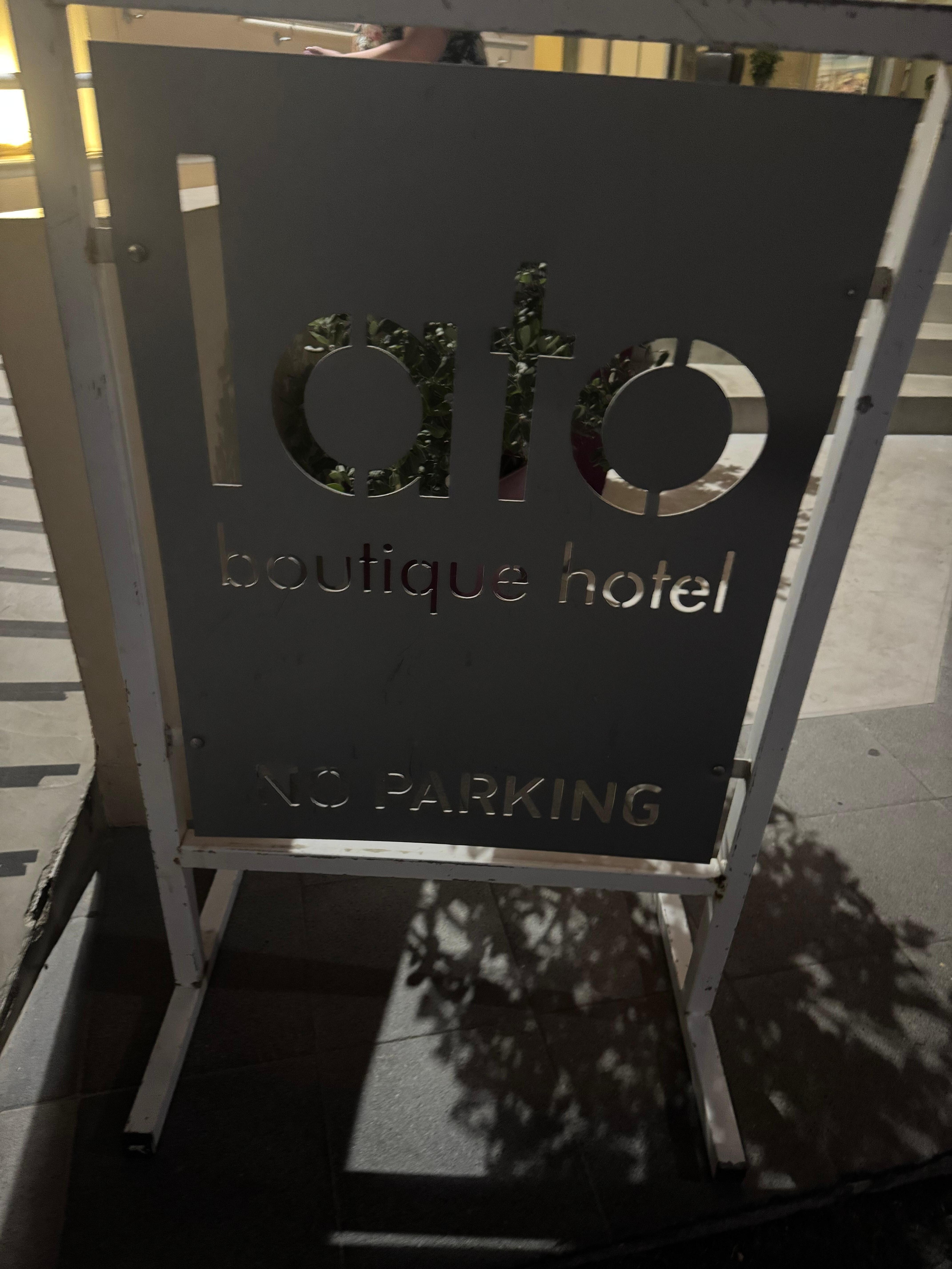 Front sign 