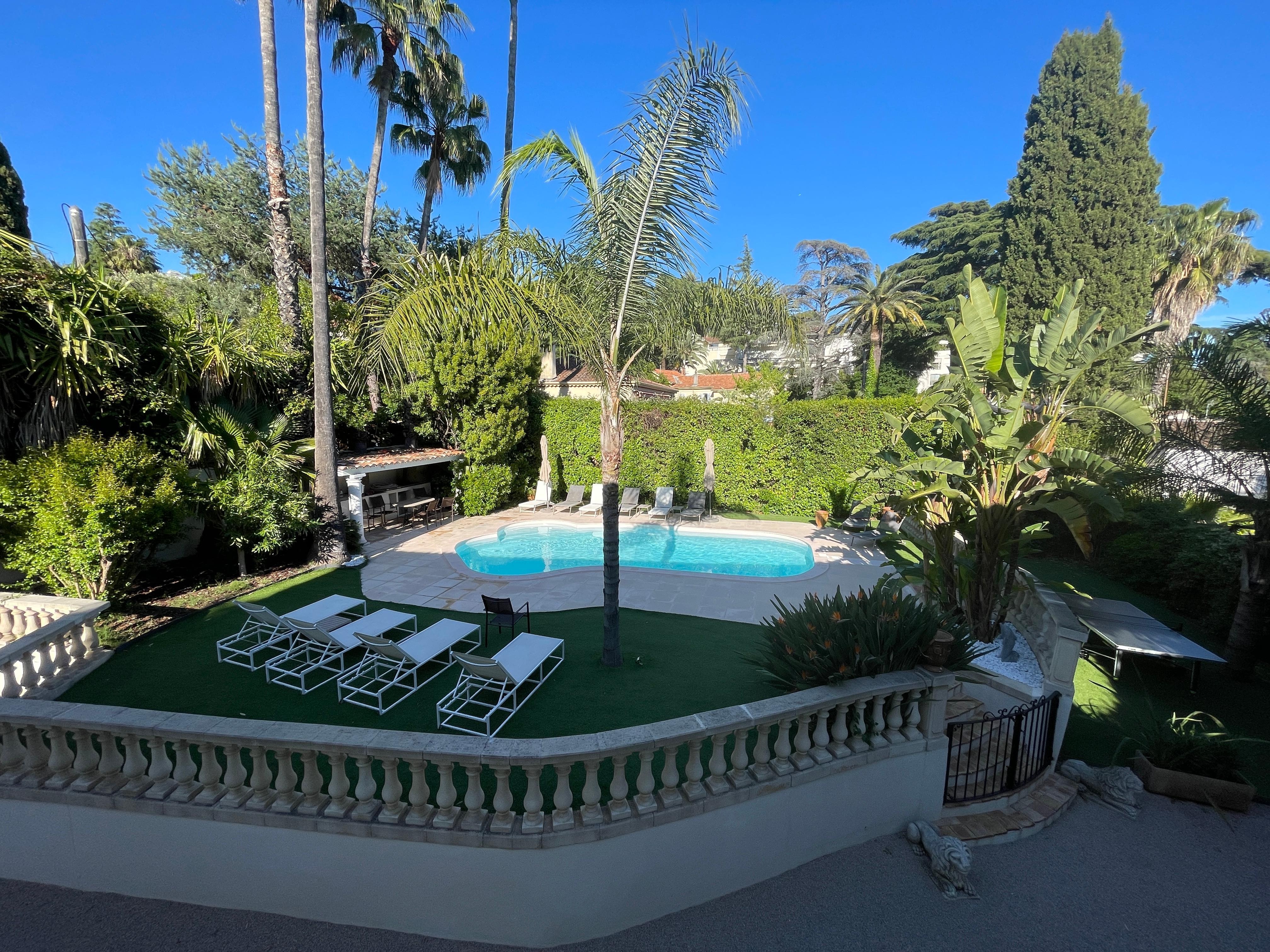 Pool at the villa