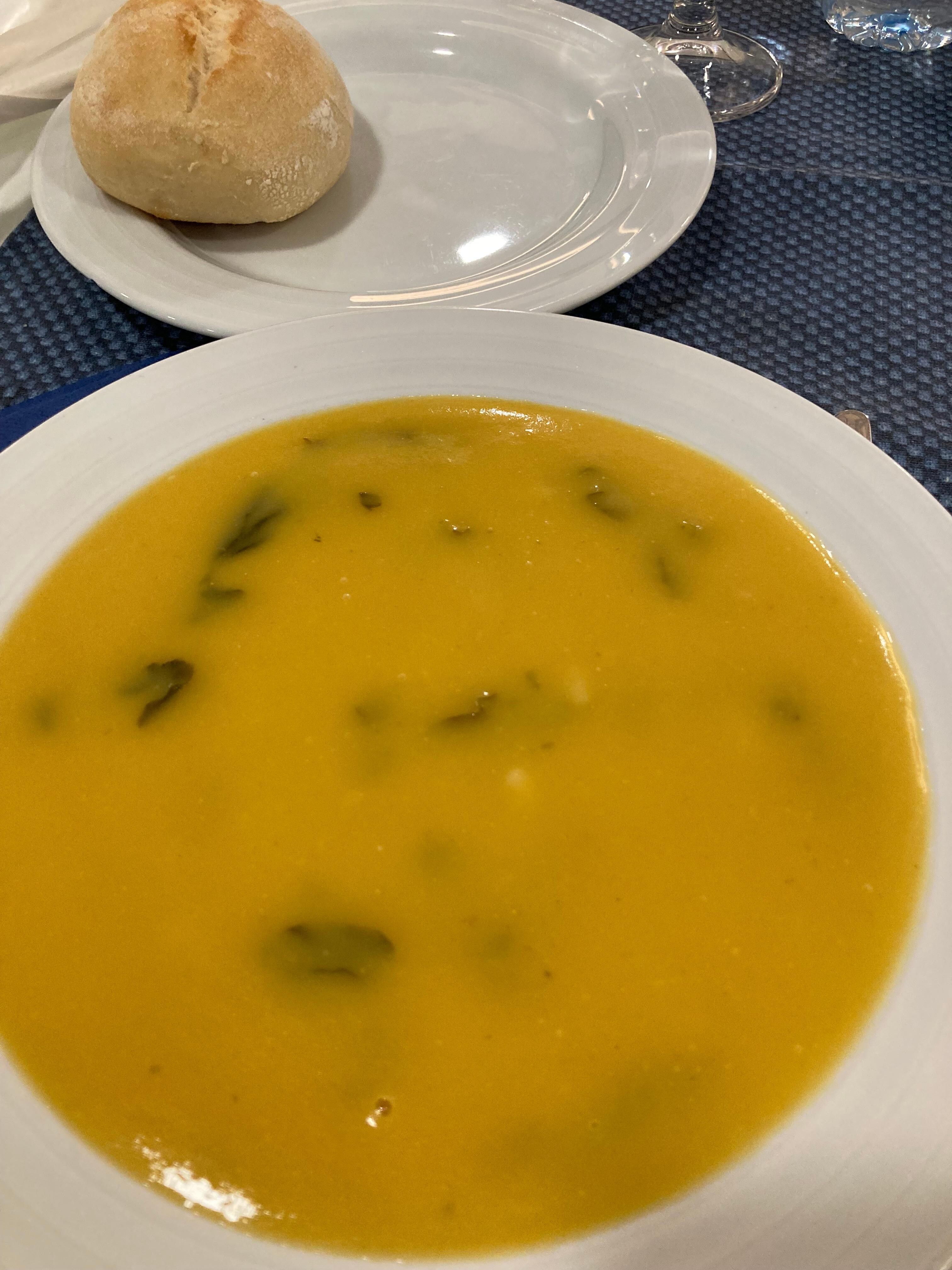 Dinner : soup of the day