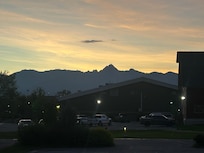 Sunrise on the golf course