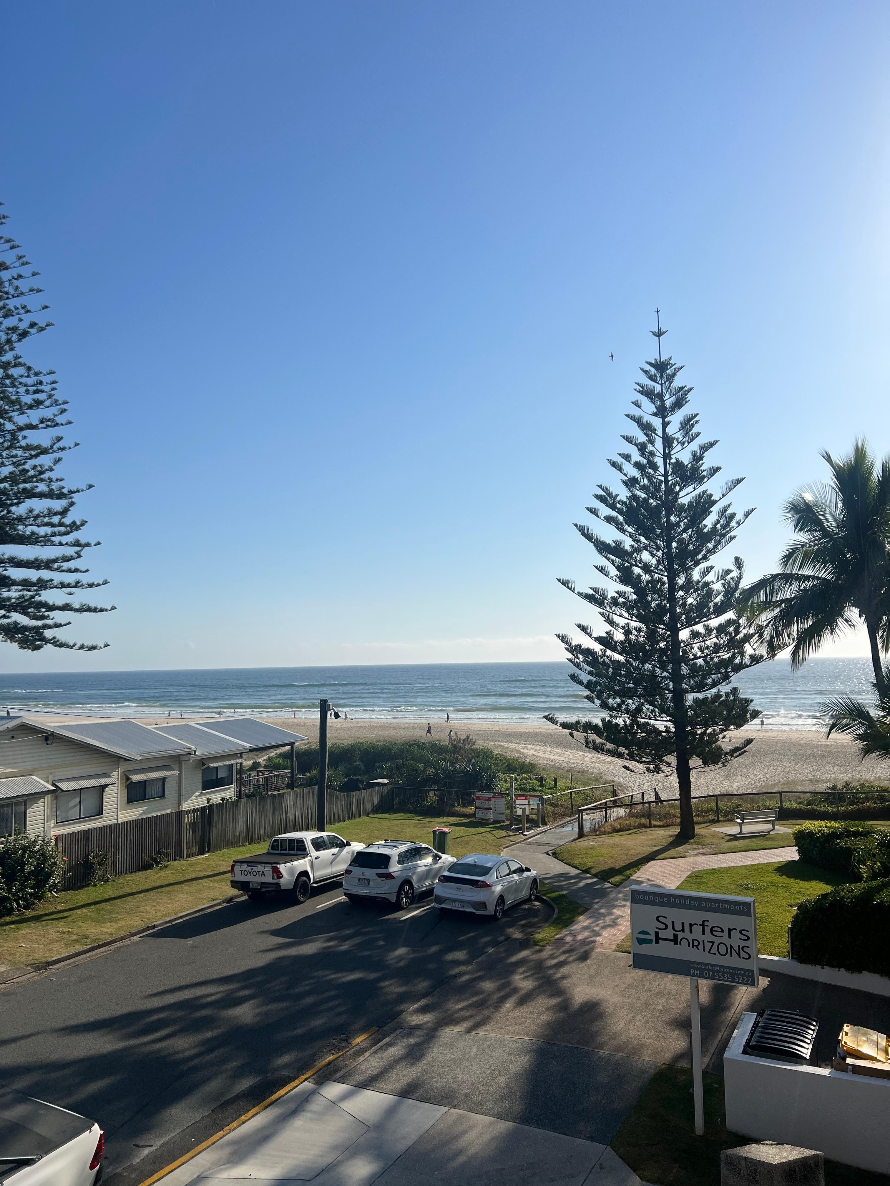 View from our balcony 