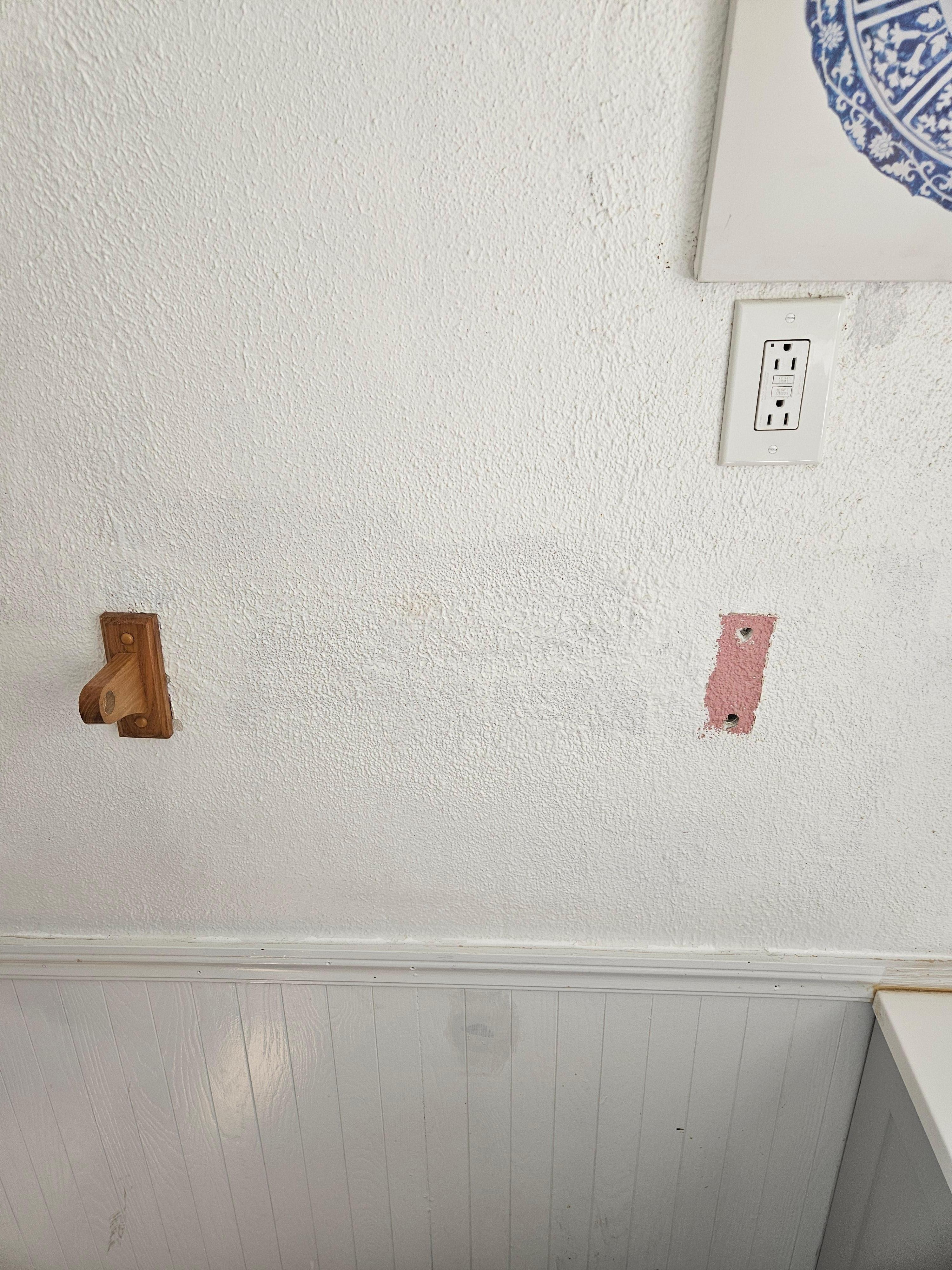 Broken drywall
