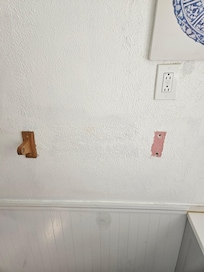 Broken drywall