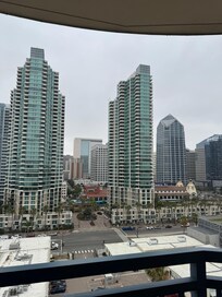 View (city skyline) from balcony Tower 3. Ocean views also available