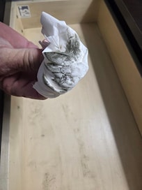 Inside nightstand drawer. Couldn't use
Room #104