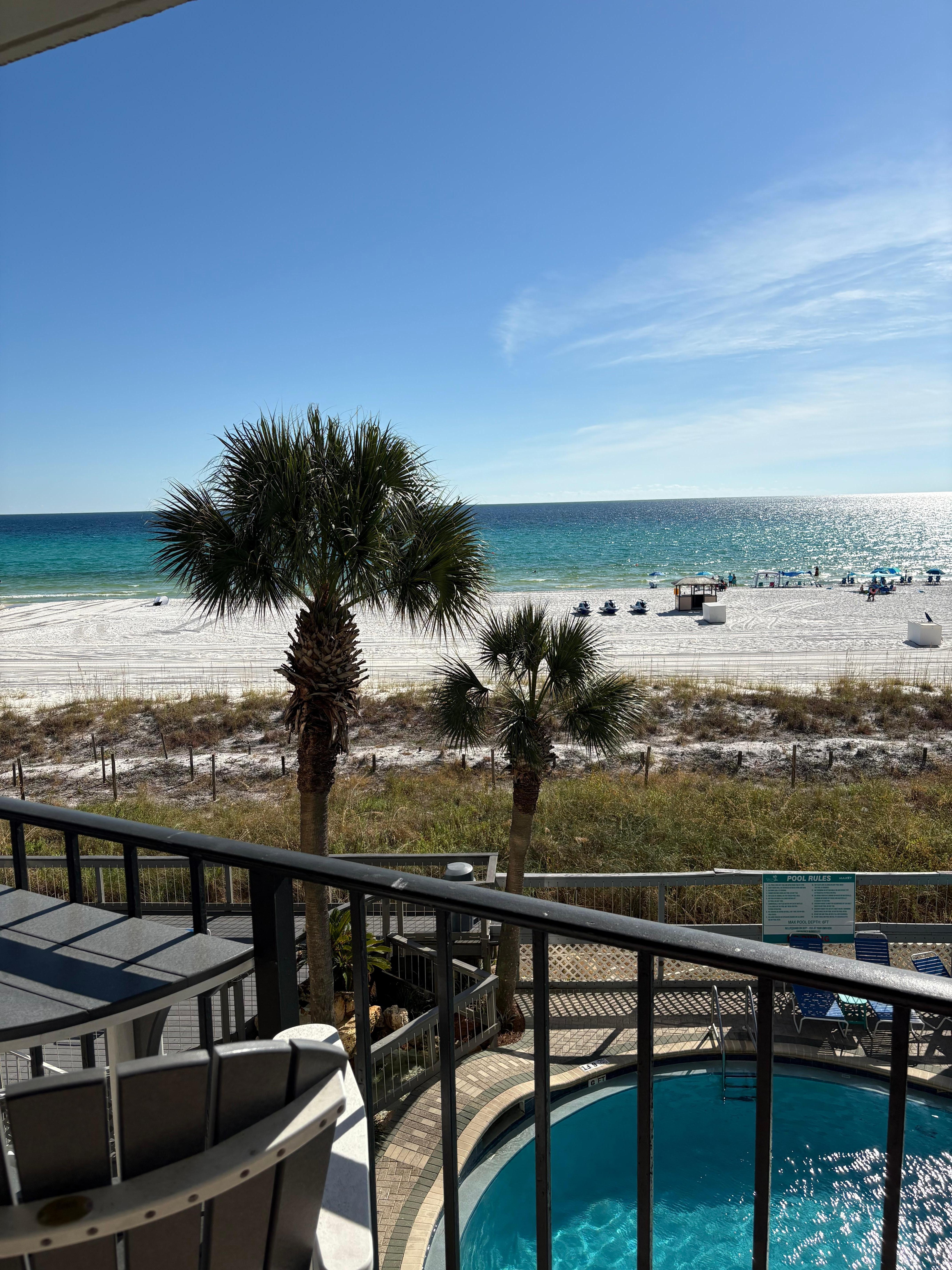 View from the balcony 