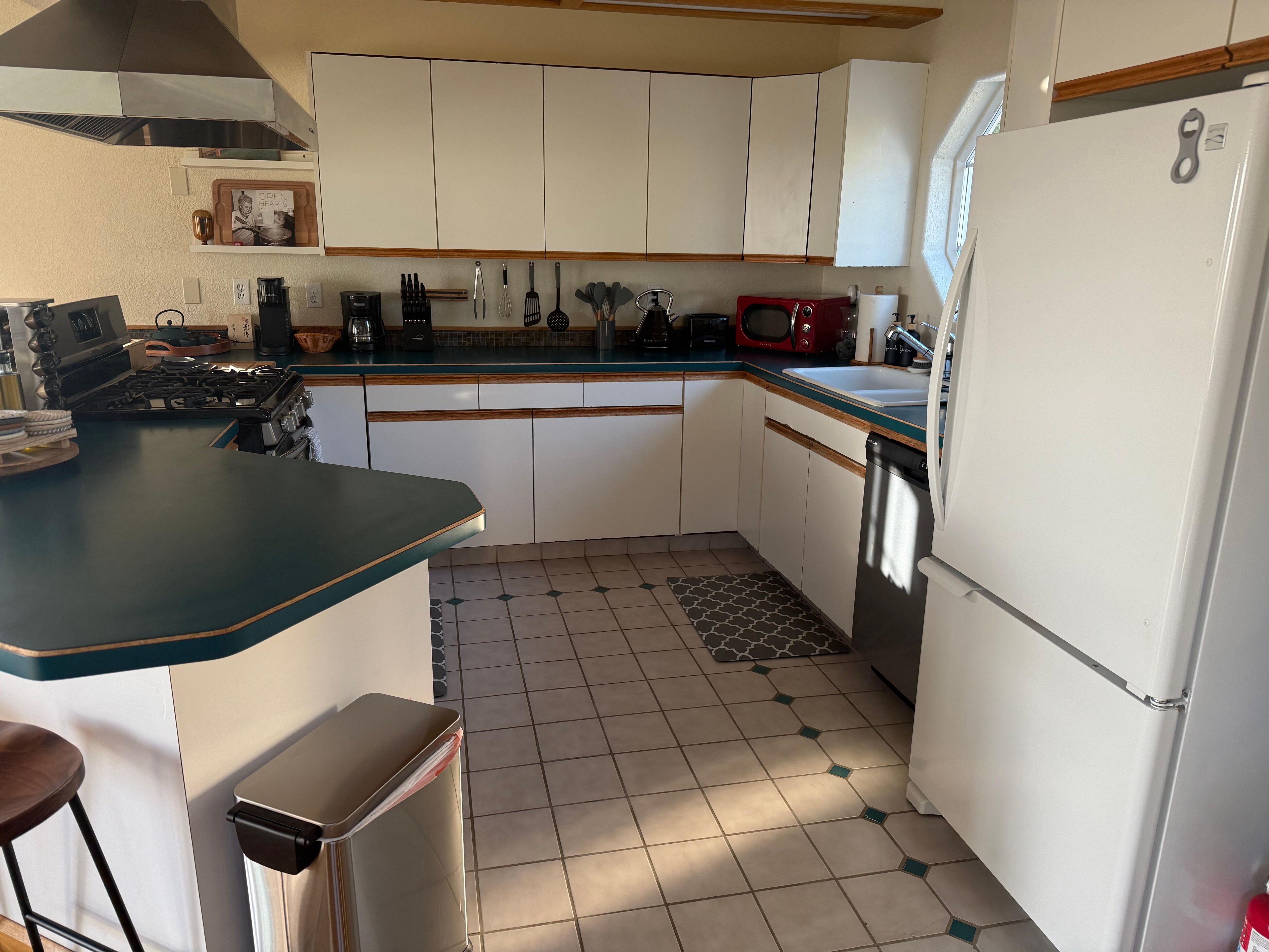 Kitchen upon arrival.