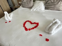 Housekeeping staff beautiful decorations