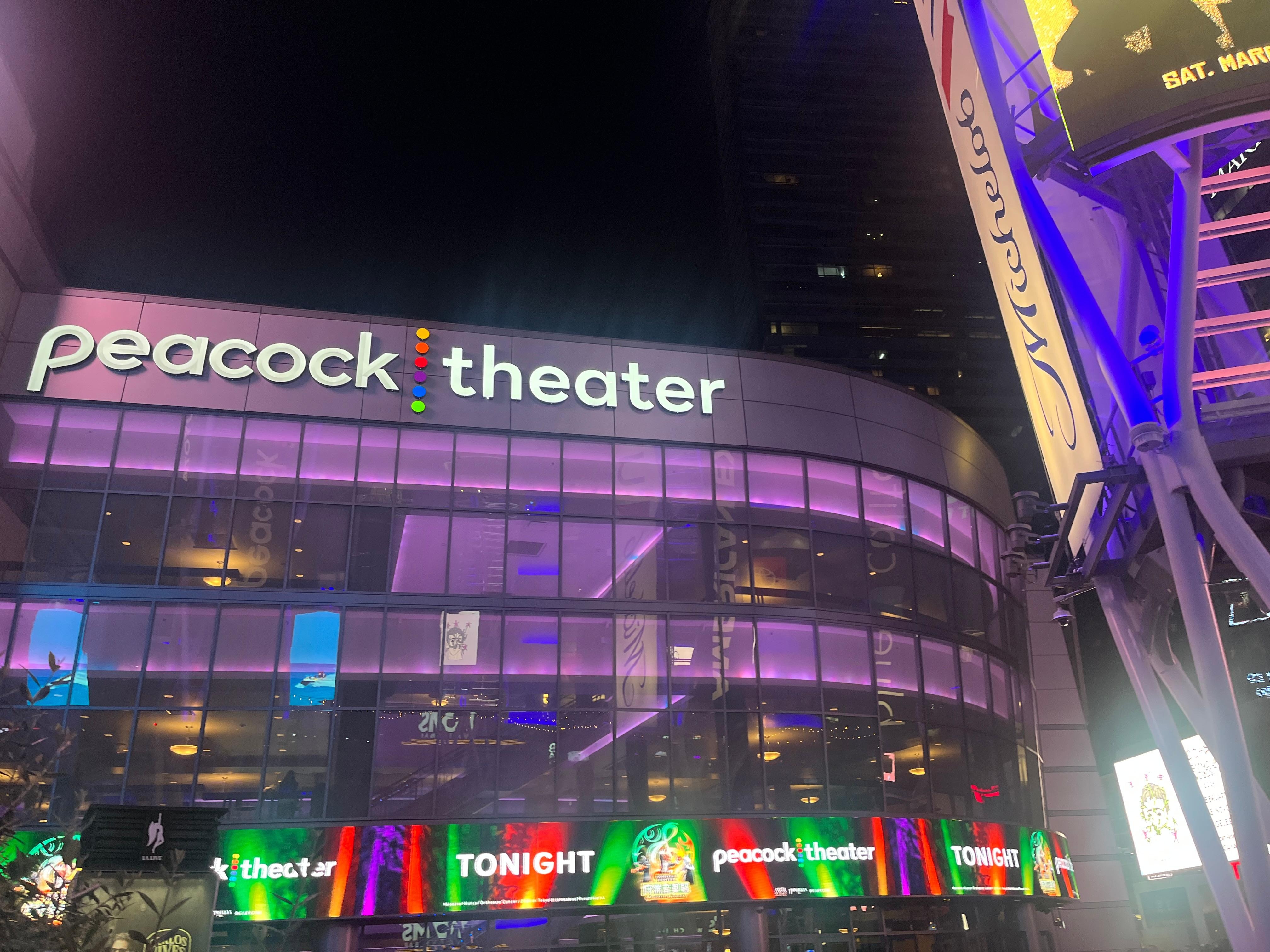 Across the street from LA live and crypto.com arena. 