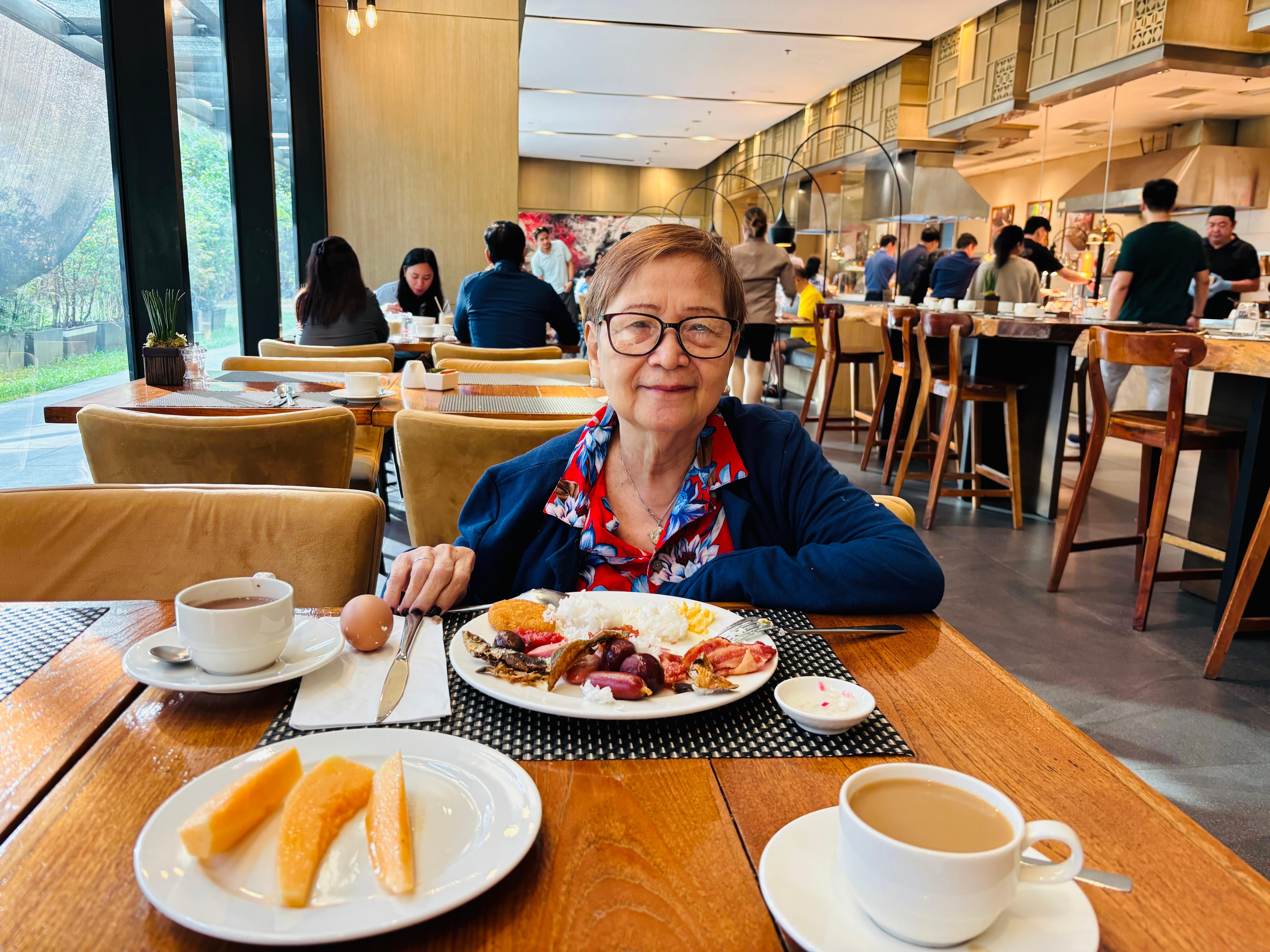 Delicious breakfast meal at Seda