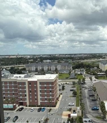 View from 16th floor International Dr.