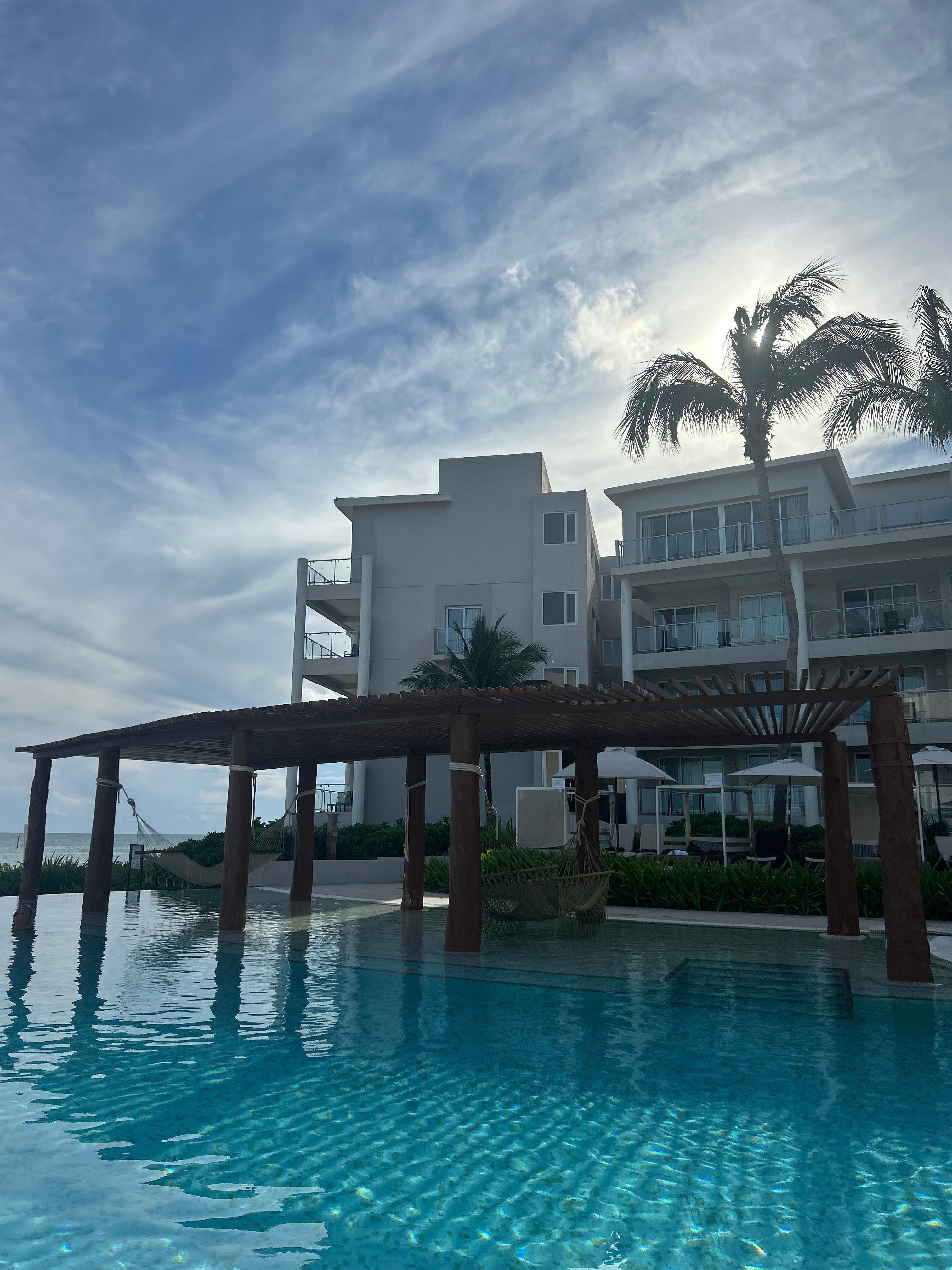 View from preferred pool