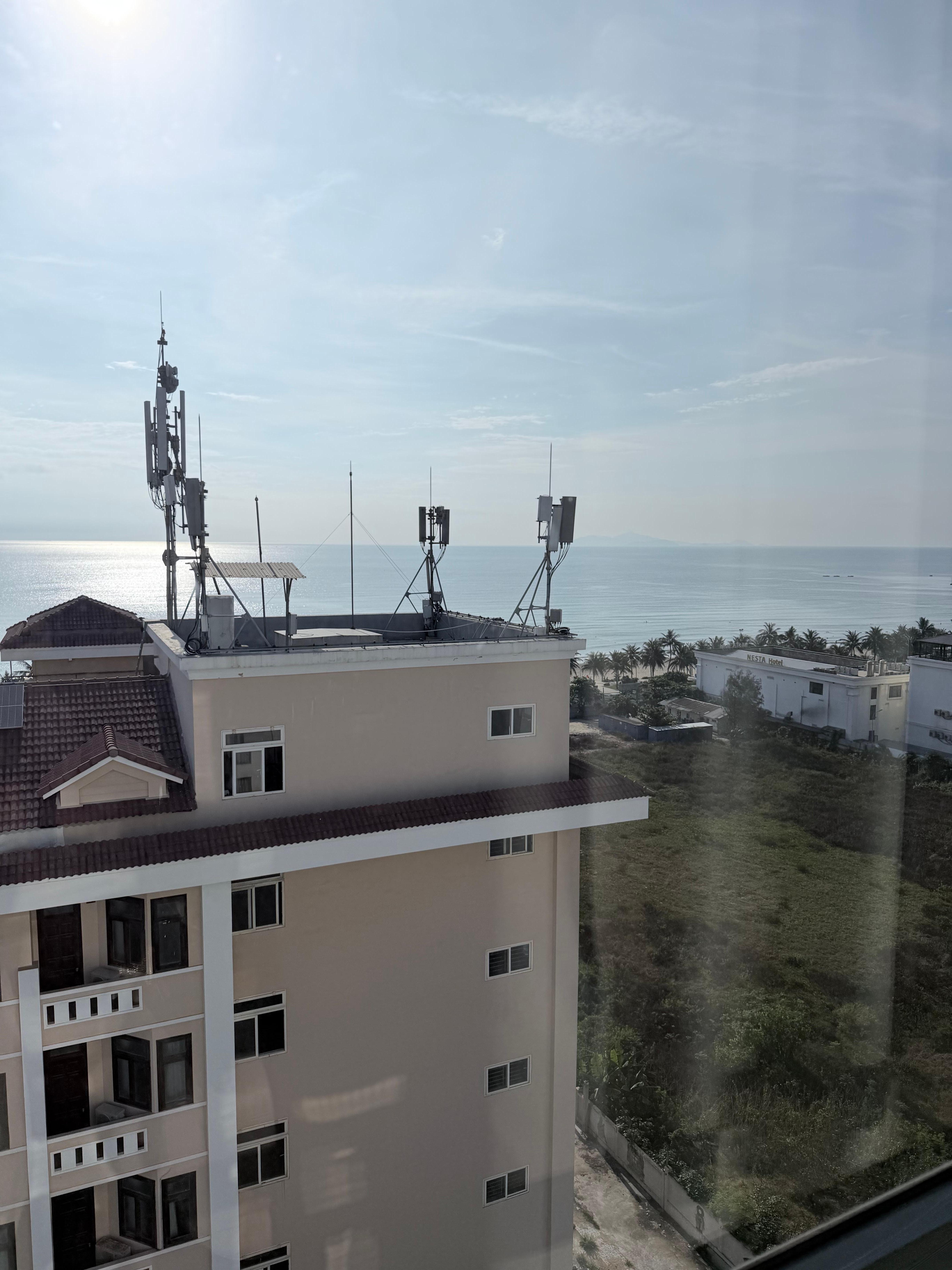 Sea view from our room