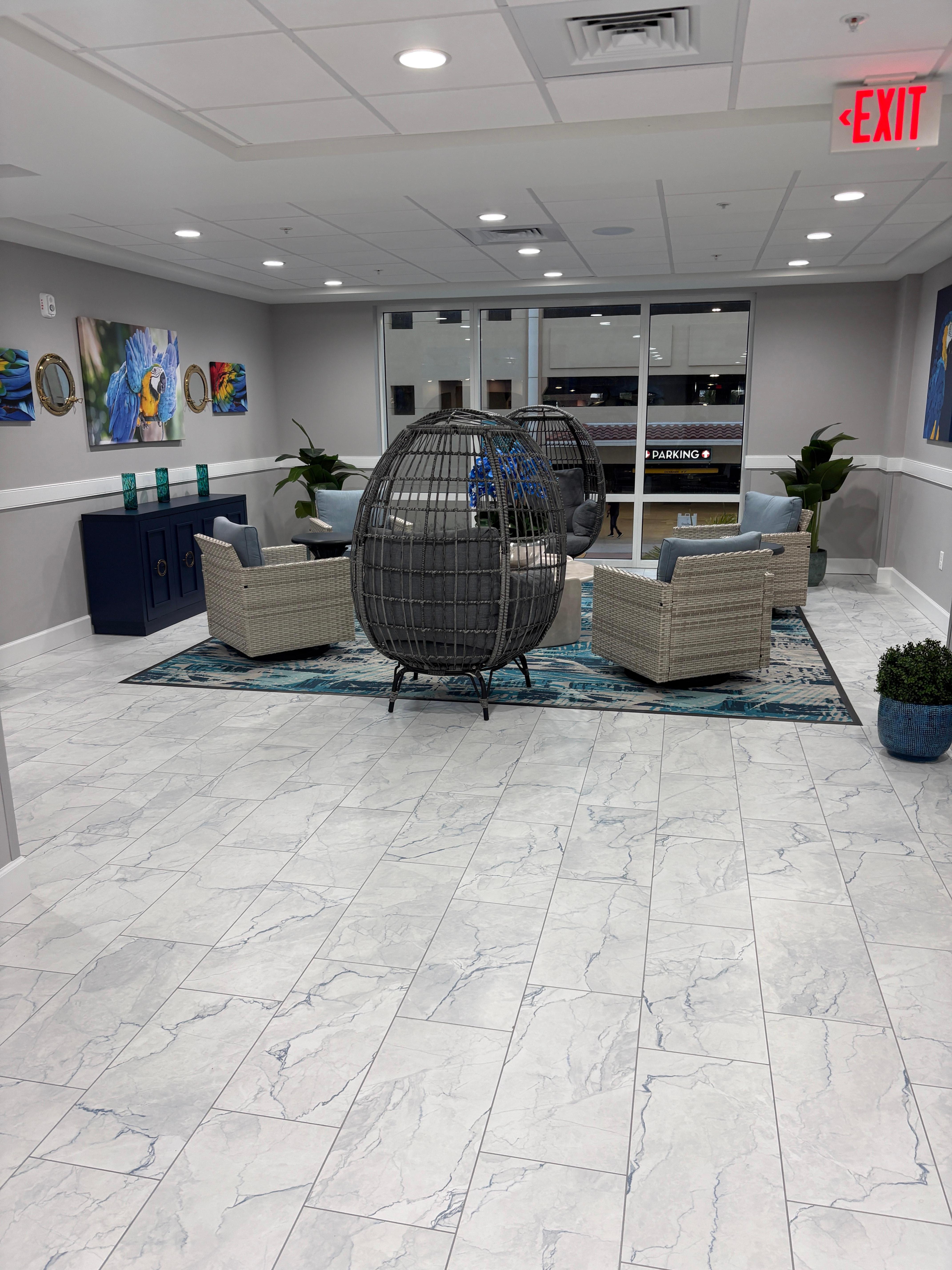 Lobby chilling section