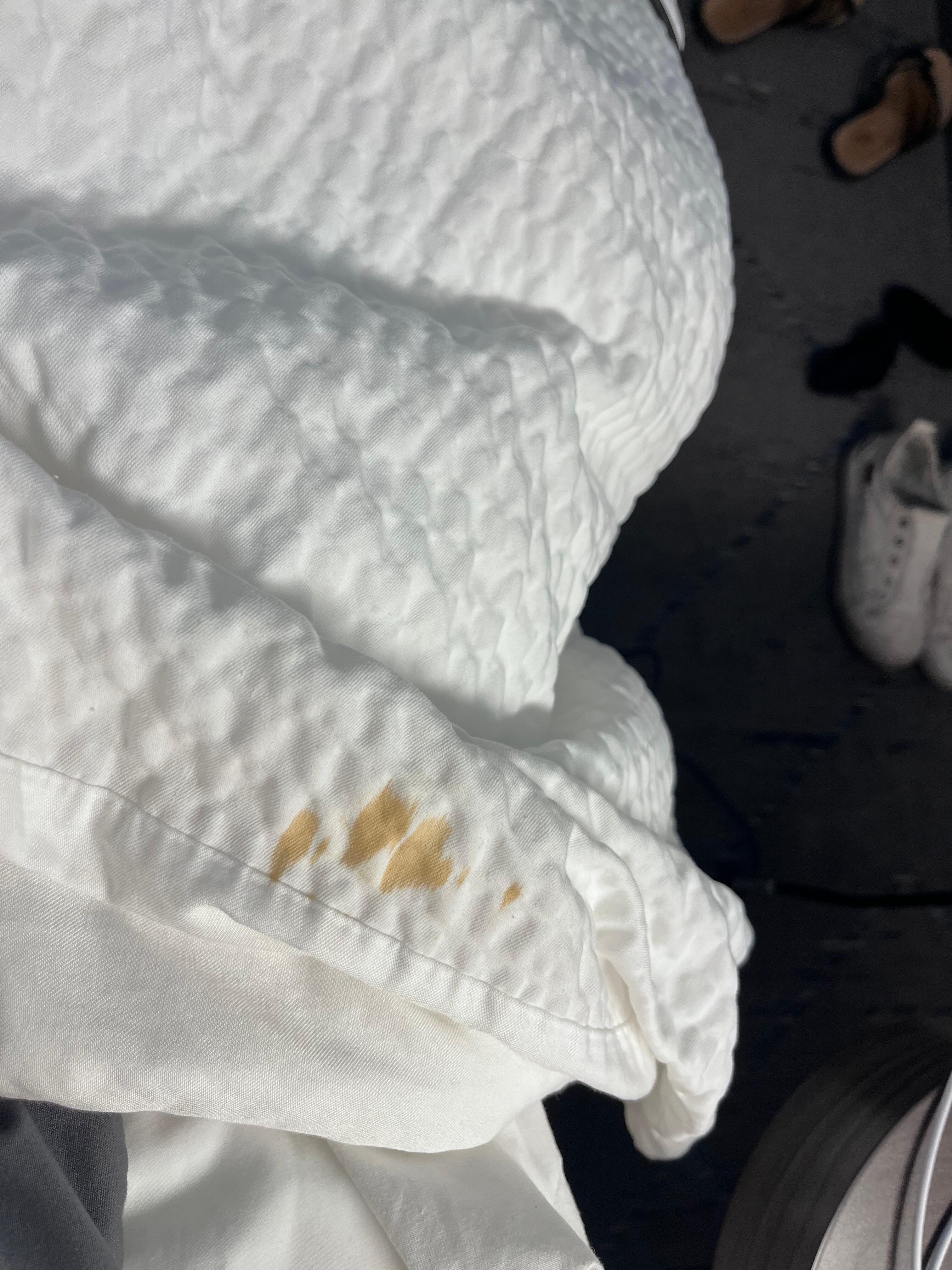 Stained sheets
