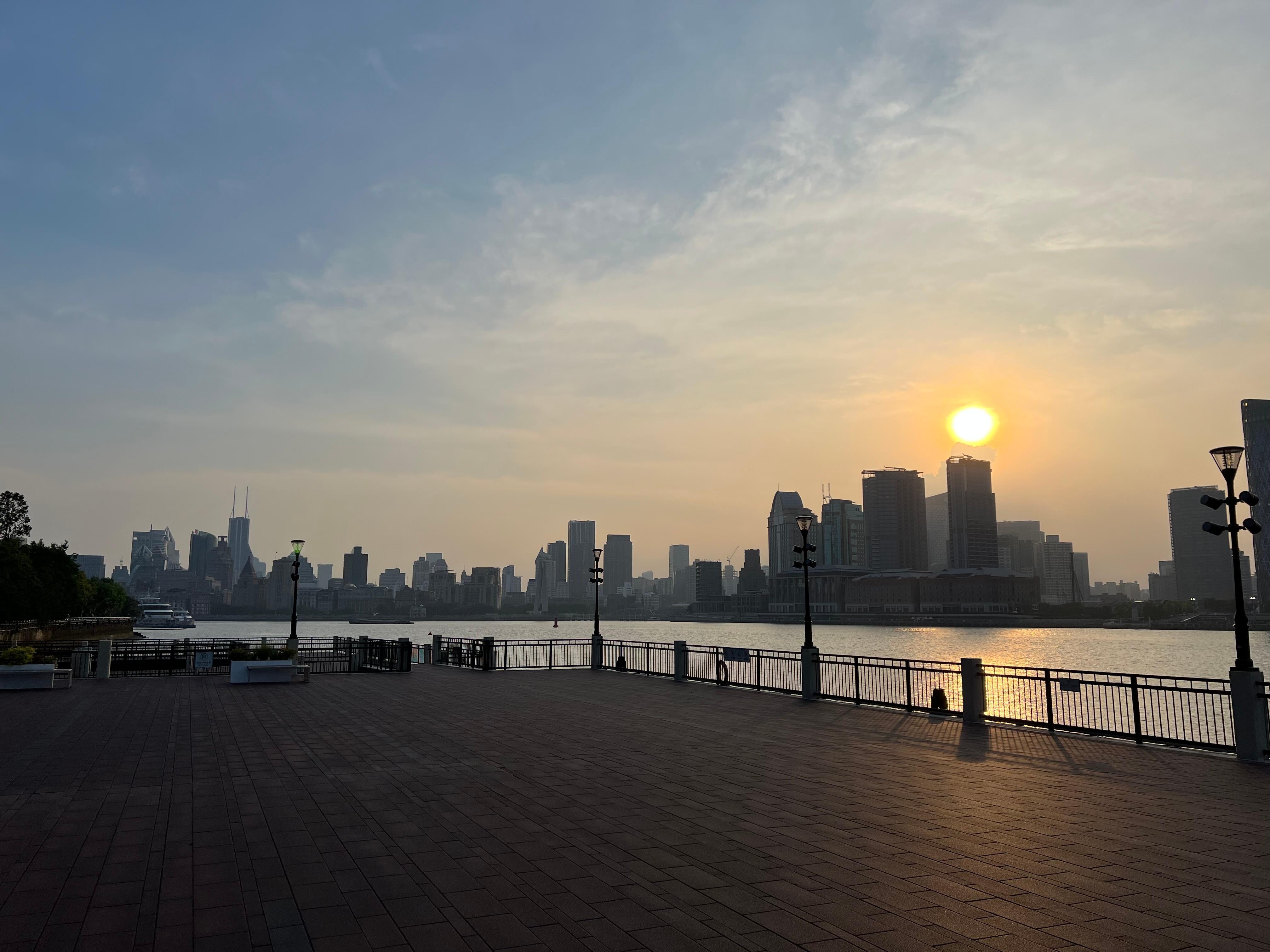 Le fleuve Huangpu
à 2 pas de l’hôtel